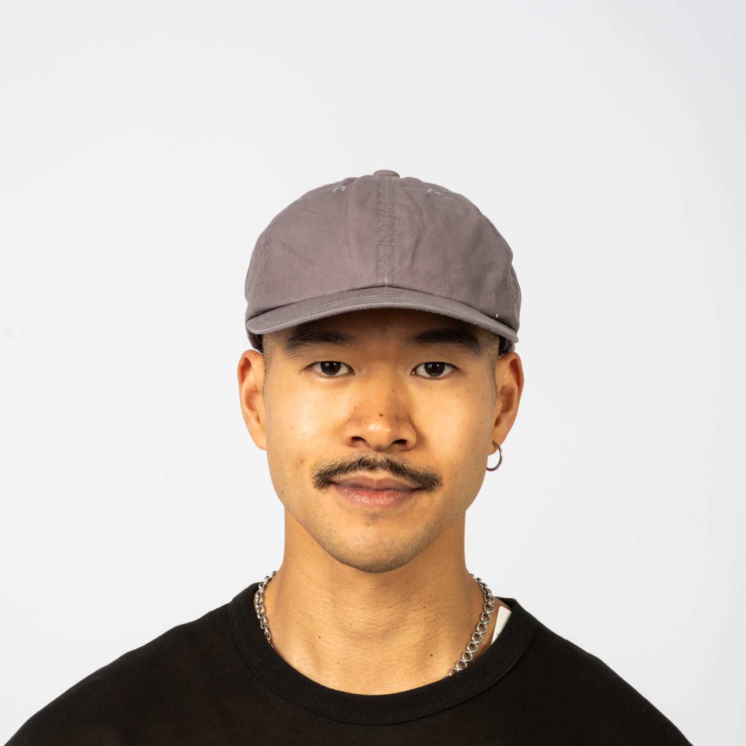 [DECHO] WAXED COTTON BALL CAP BUCKLE _ GREY