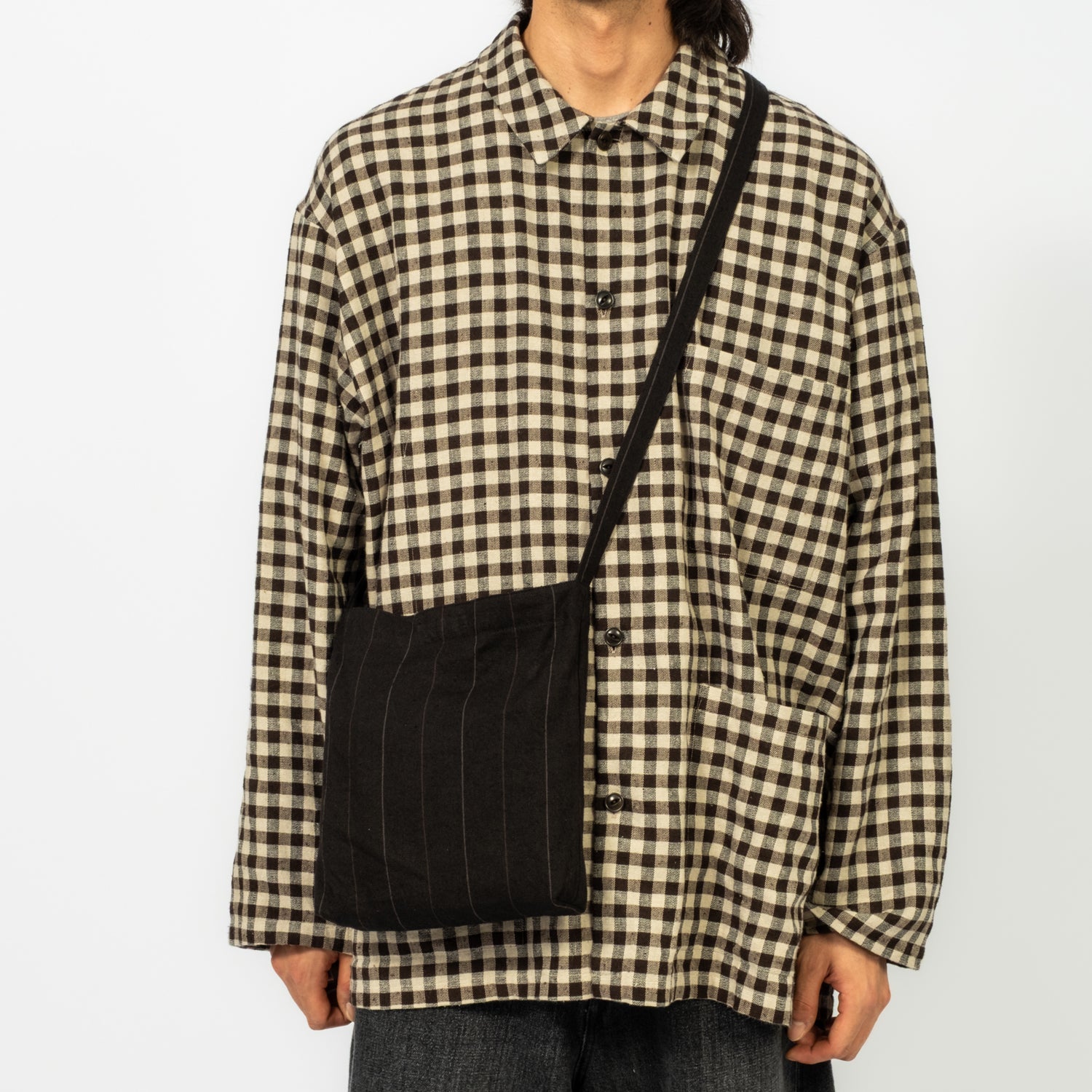 [YOKO SAKAMOTO] RESEARCHER BAG MEDIUM _ STRIPE