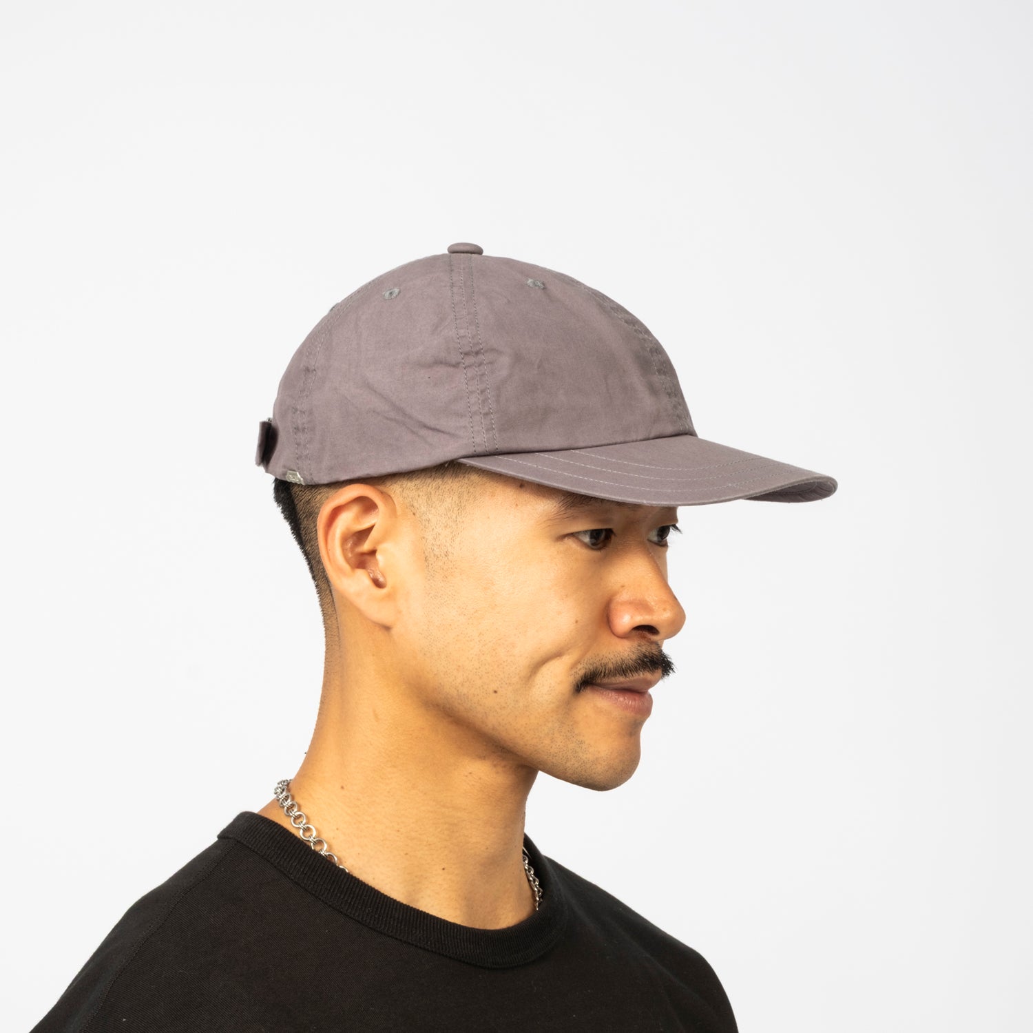 [DECHO] WAXED COTTON BALL CAP BUCKLE _ GREY