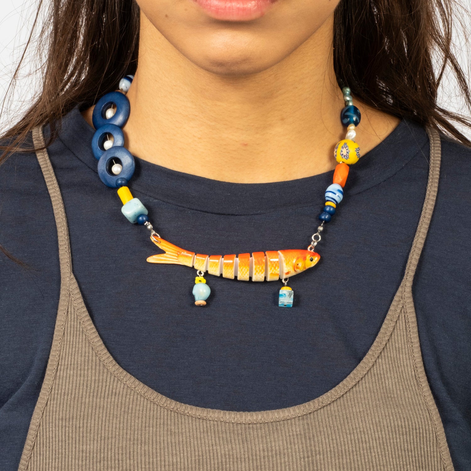 [52HZ LAB] FISHING BAIT NECKLACE