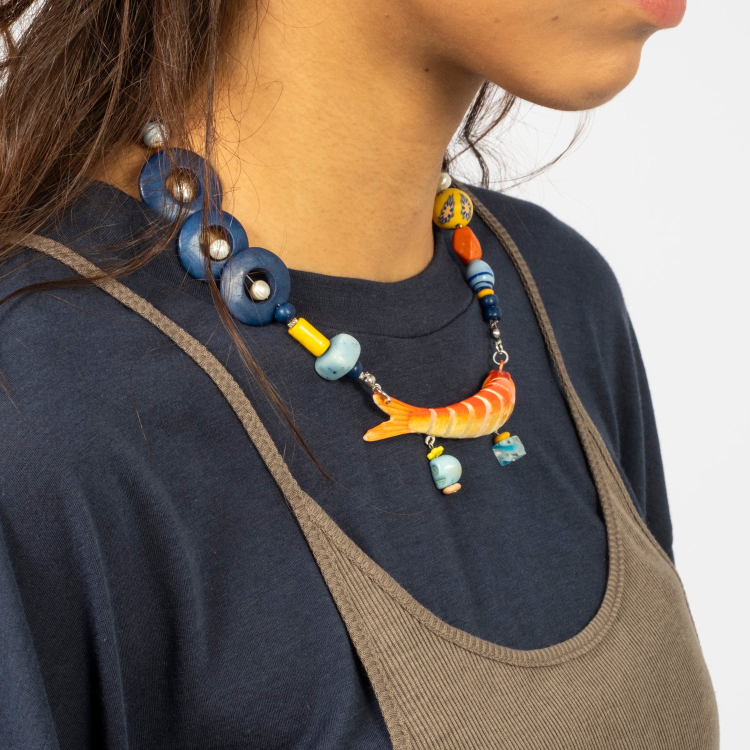 [52HZ LAB] FISHING BAIT NECKLACE