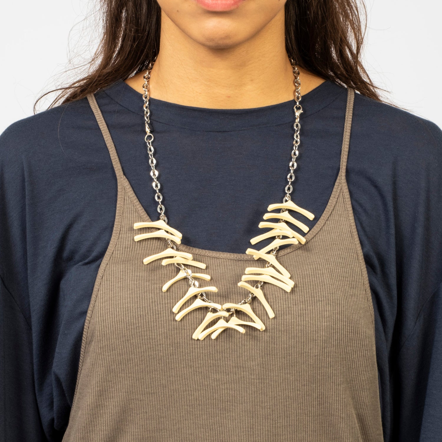[52HZ LAB] CLOTHES HANGER NECKLACE