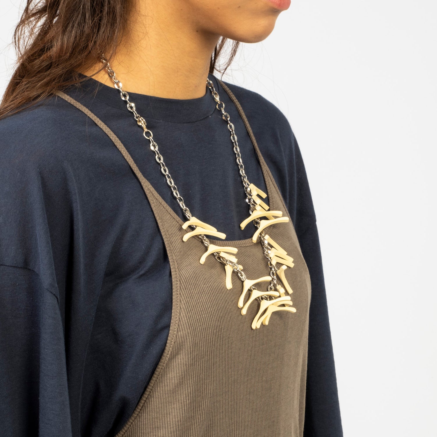 [52HZ LAB] CLOTHES HANGER NECKLACE