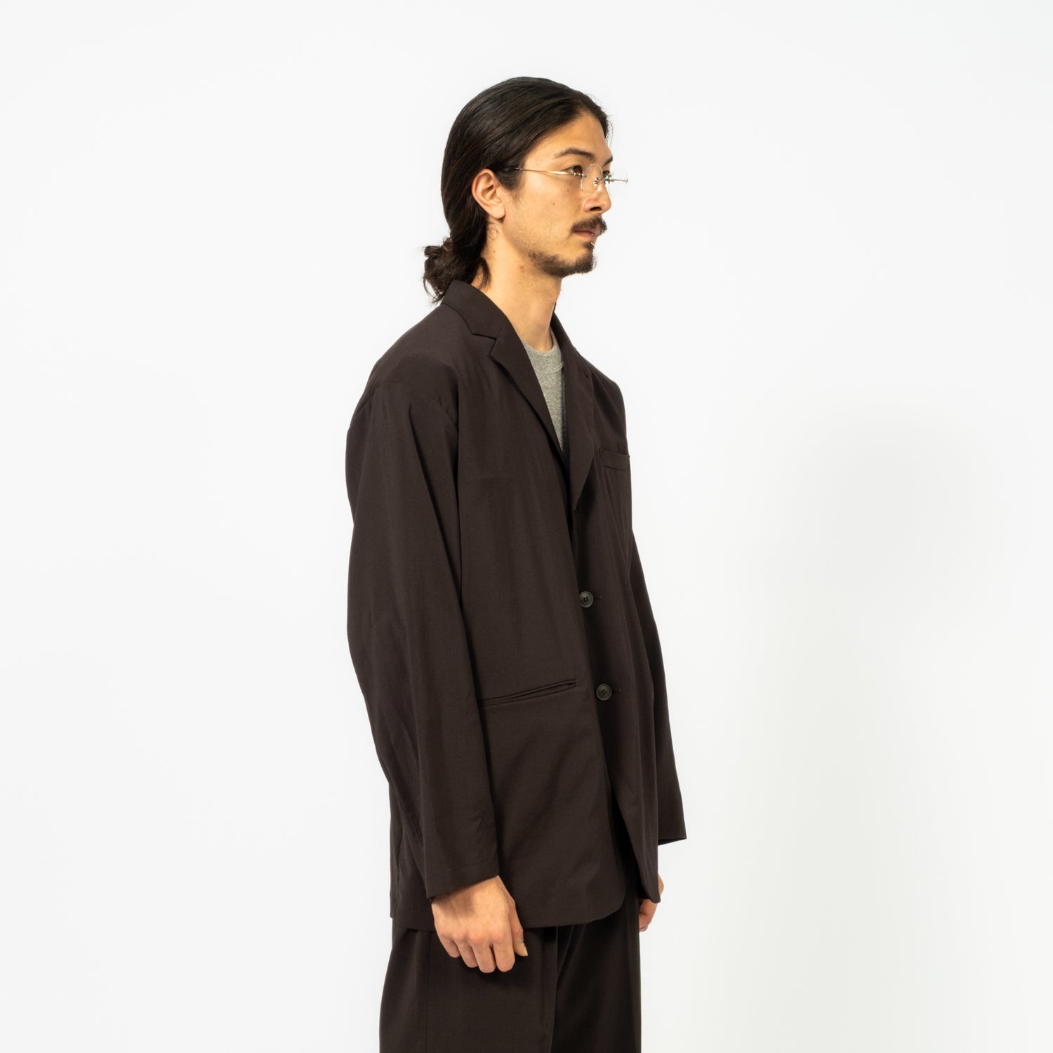[YOKO SAKAMOTO] SUIT JACKET _ BROWN