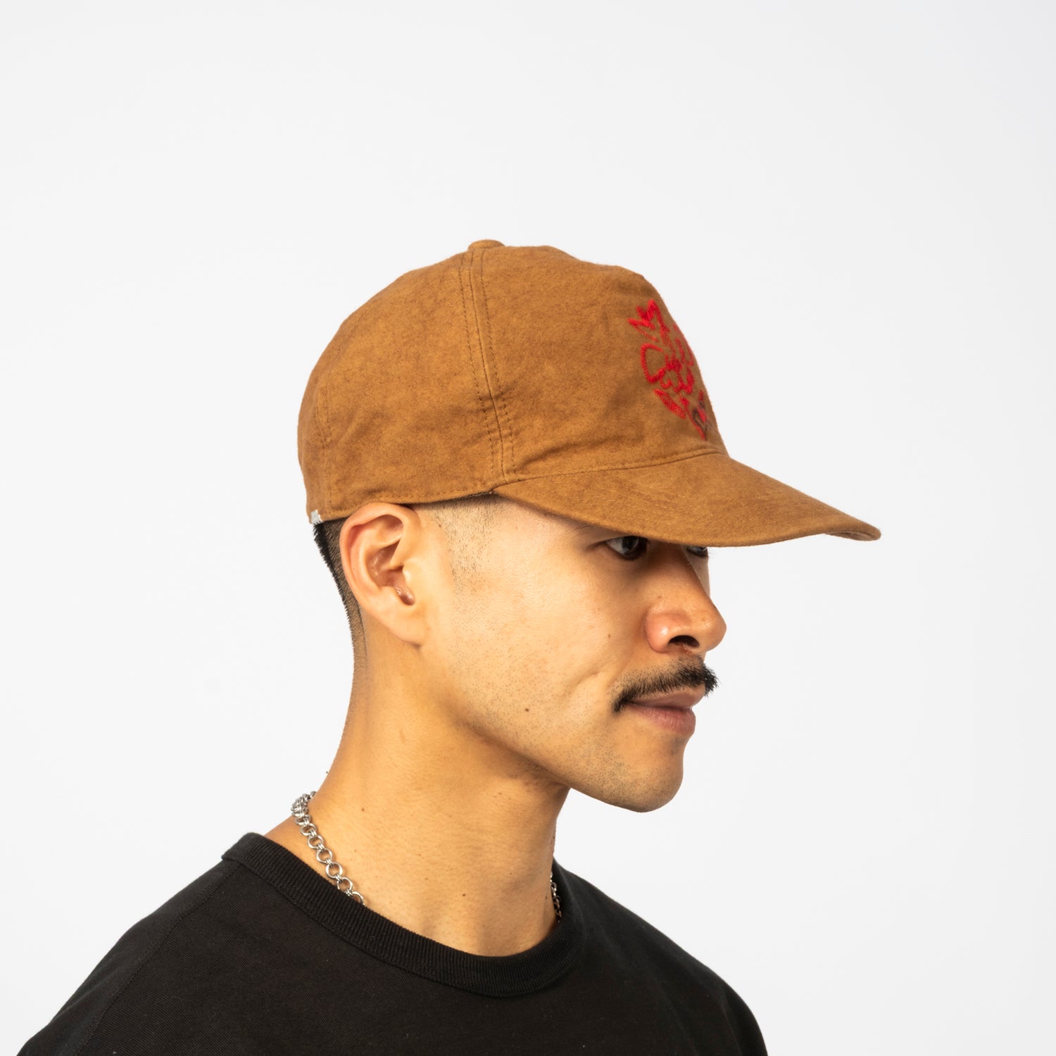 [DECHO] NATURAL DYE SAFARI CAP _ KAKISHIBU