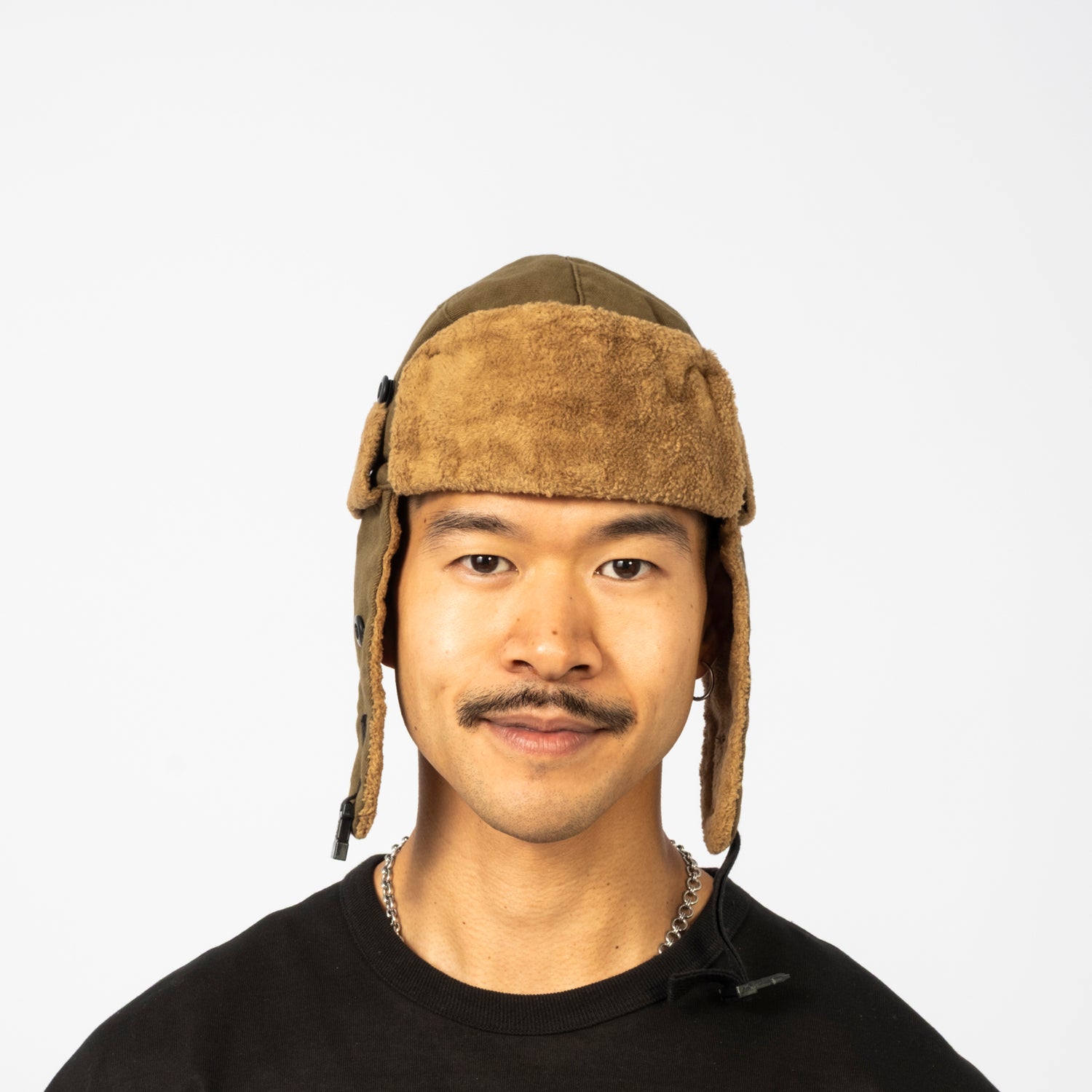 [DECHO] M-52 FABLIC BLIZZARD CAP _ OLIVE