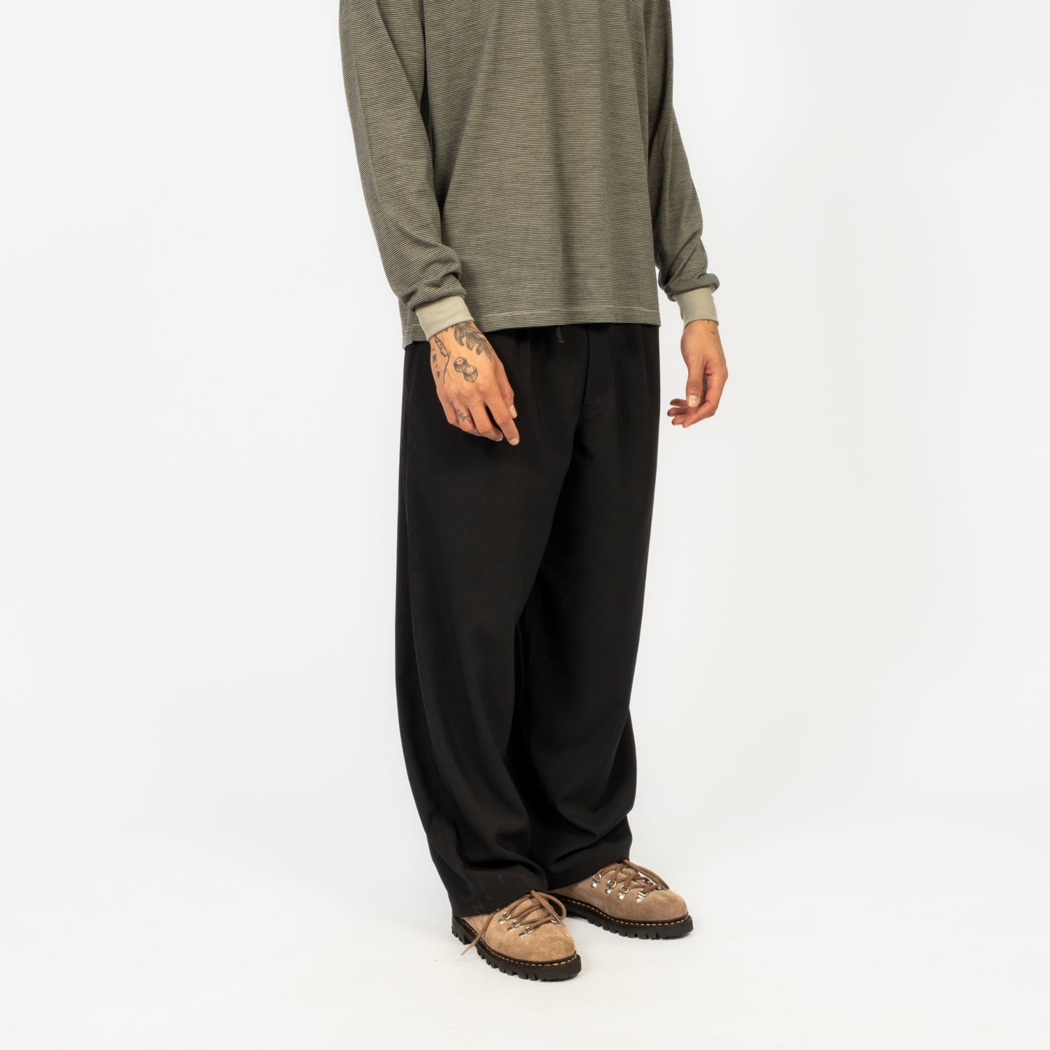 [SNOW PEAK] RELAX DRY WIDE PANTS _ BLACK