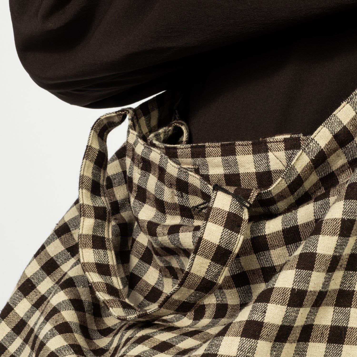 [YOKO SAKAMOTO] RESEARCHER BAG LARGE _ GINGHAM