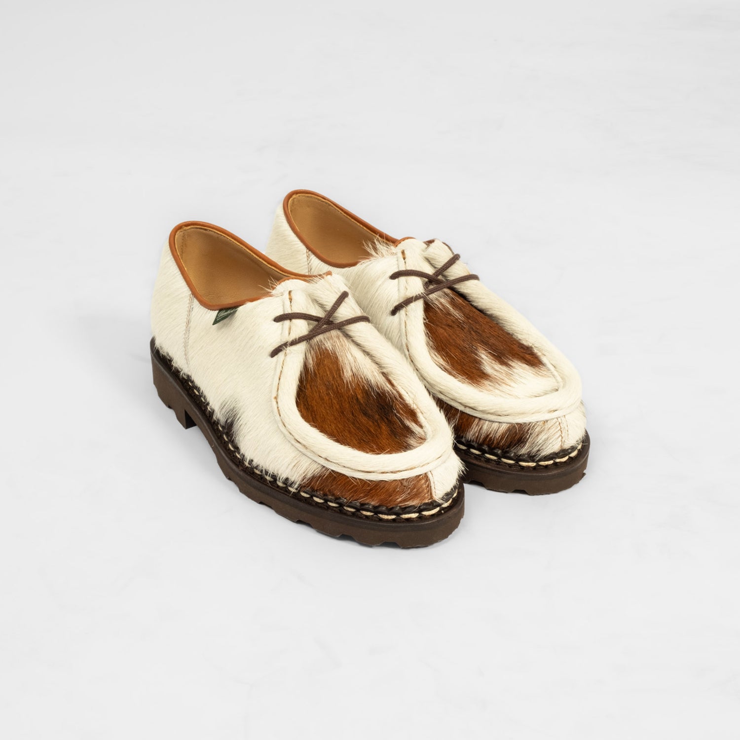 [PARABOOT] WOMEN MICHAEL/GRIFF MARRON-POILS VACHE
