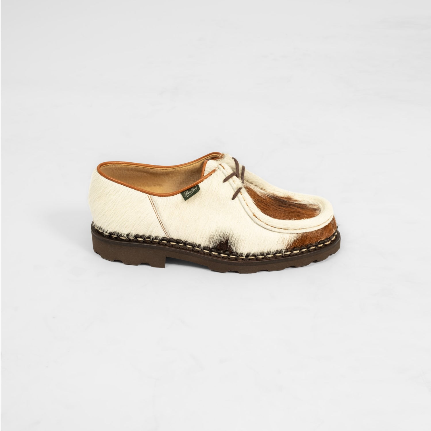 [PARABOOT] WOMEN MICHAEL/GRIFF MARRON-POILS VACHE
