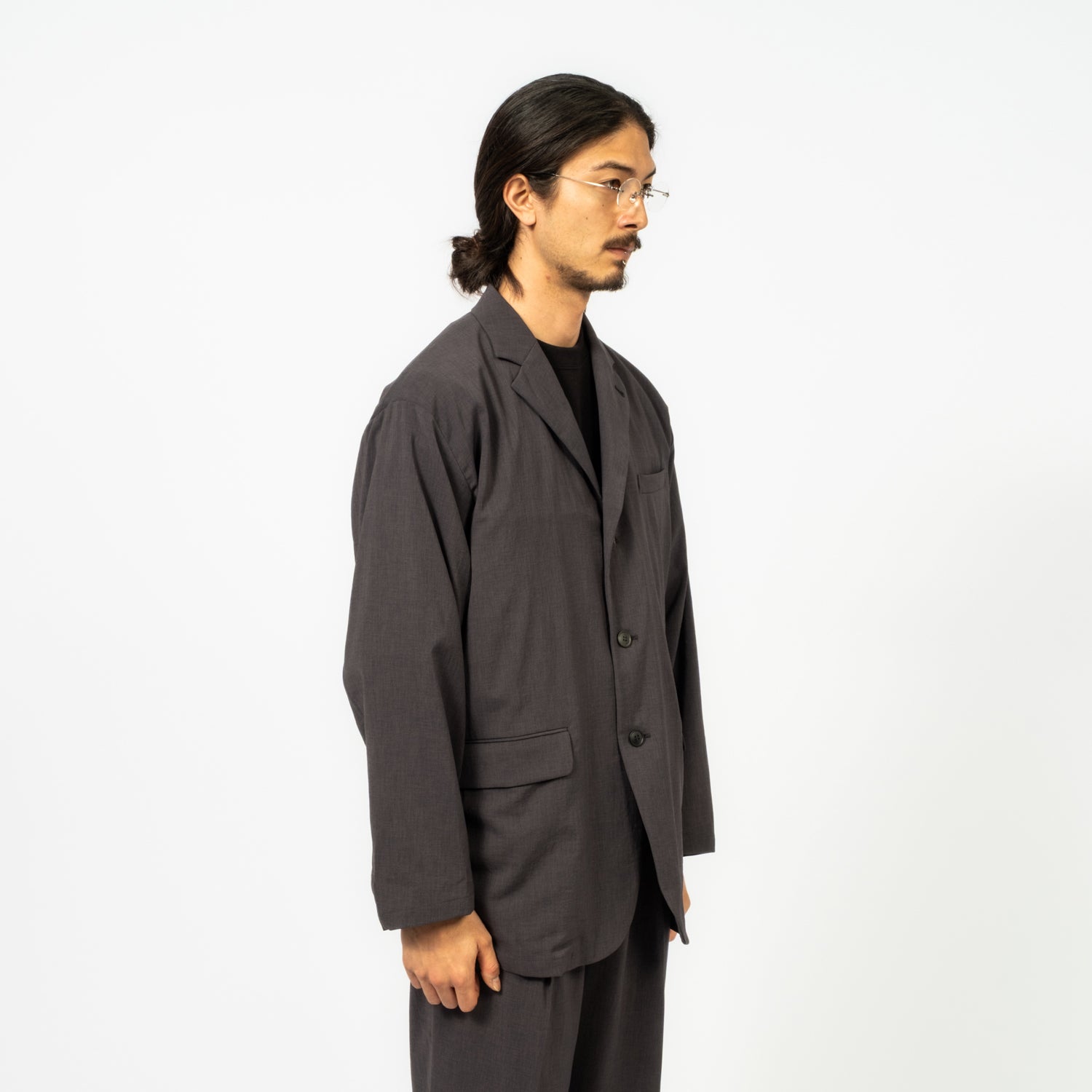 [YOKO SAKAMOTO] SUIT JACKET _ CHARCOAL GREY