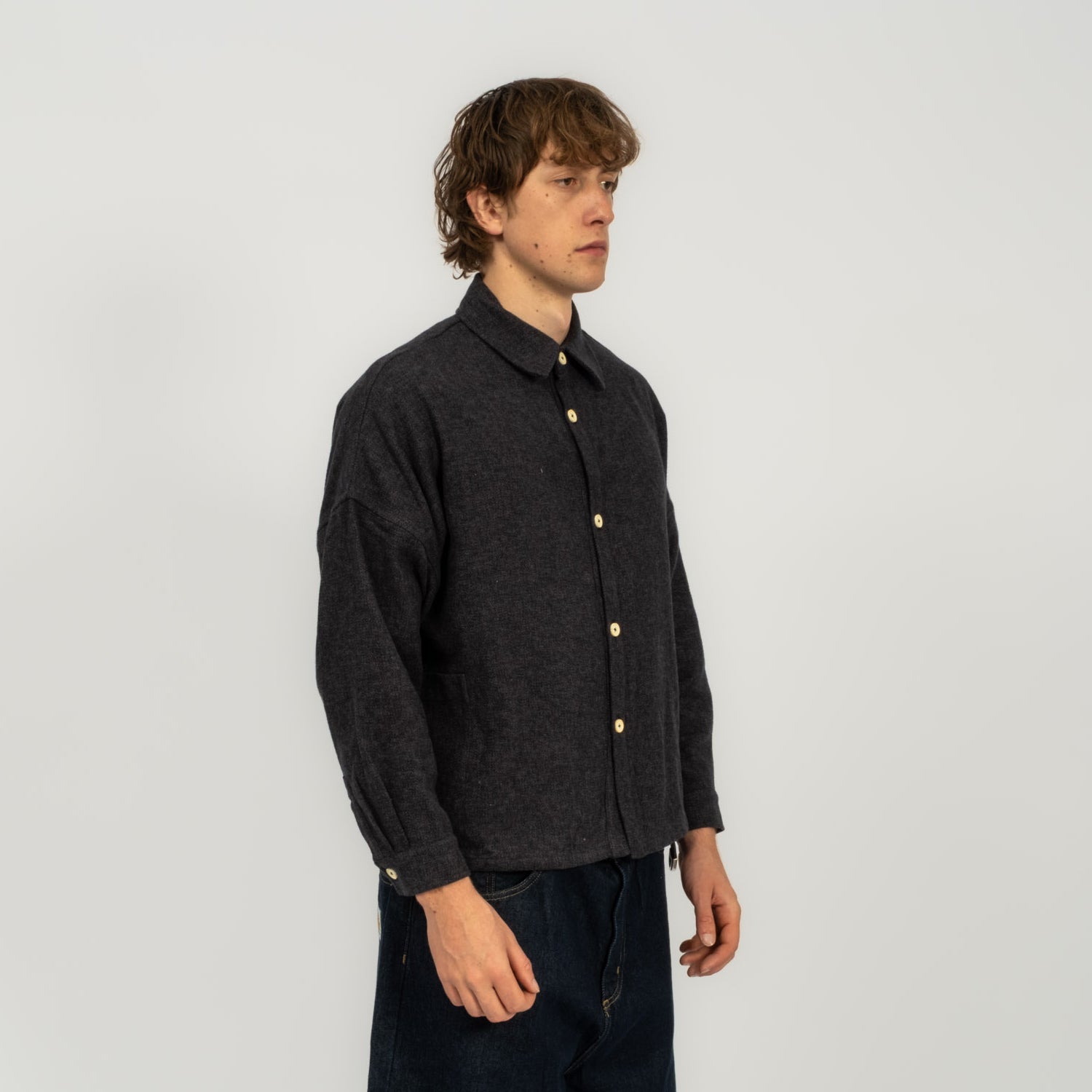 [GANDER] DEAN SHIRT _ BLUE
