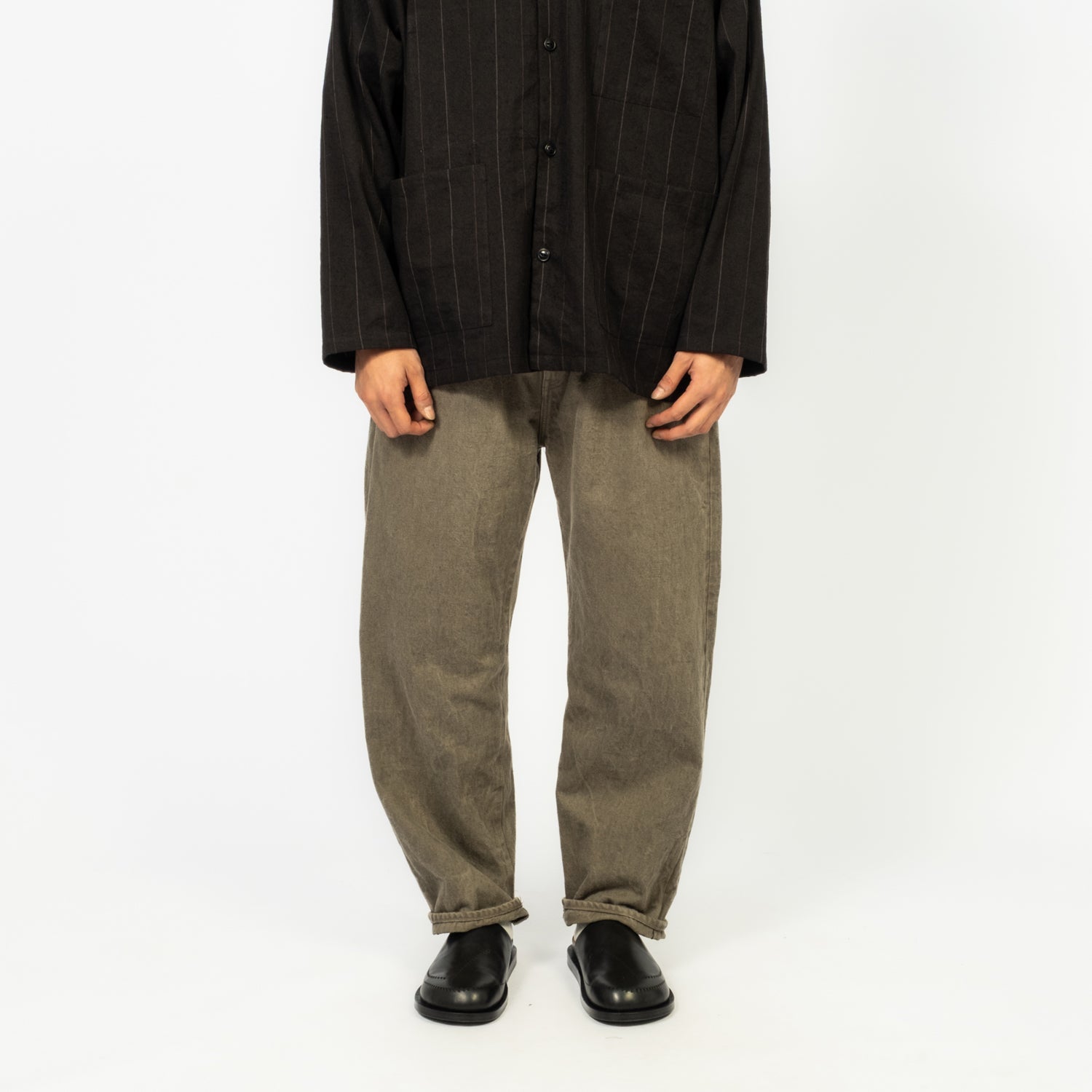 [YOKO SAKAMOTO] 5POCKET EASY PANTS _ MUGWORT