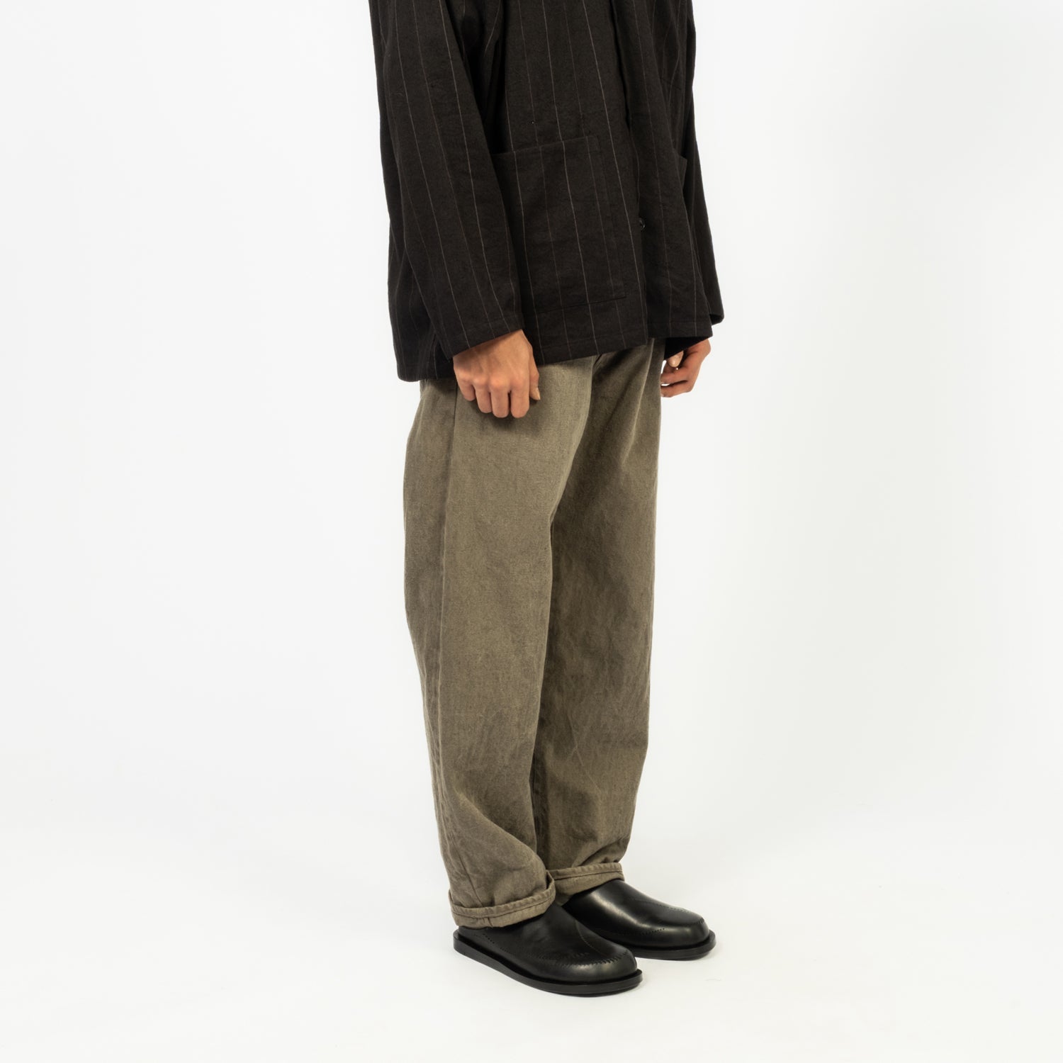 [YOKO SAKAMOTO] 5POCKET EASY PANTS _ MUGWORT