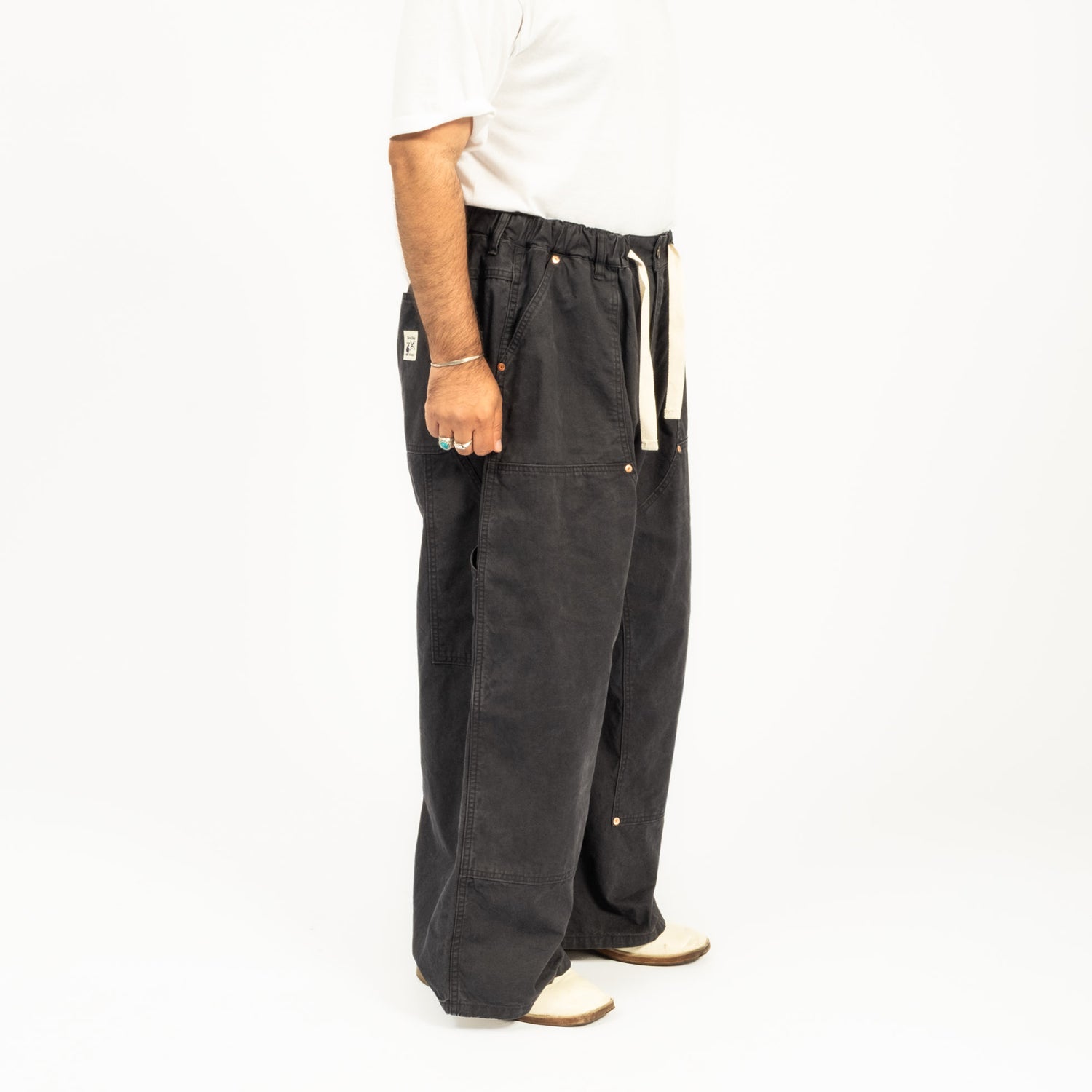 [SILLAGE] PAINTER PANTS SUPER DUCK _ FADED BLACK