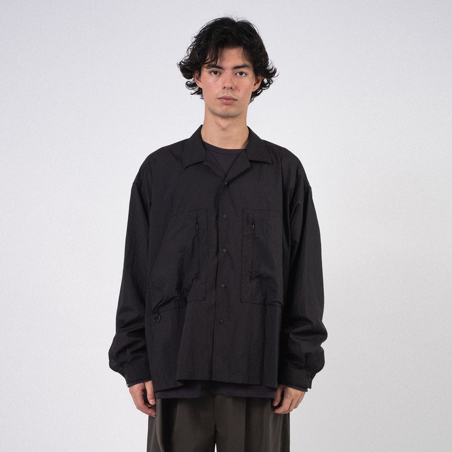 [F/CE] LIGHTWEIGHT MICRO SHIRT _ BLACK