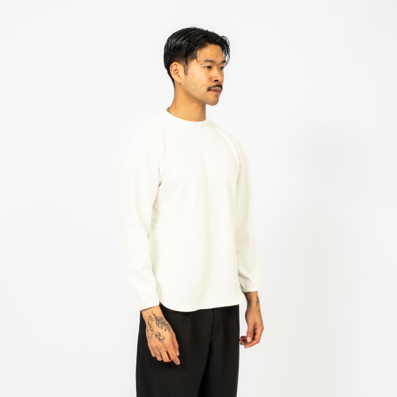 [SNOW PEAK] DRY WAFFLE L/S T-SHIRT _ OFF WHITE