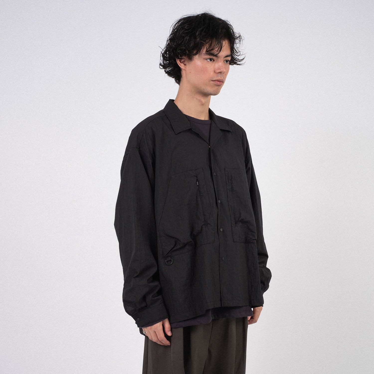 [F/CE] LIGHTWEIGHT MICRO SHIRT _ BLACK