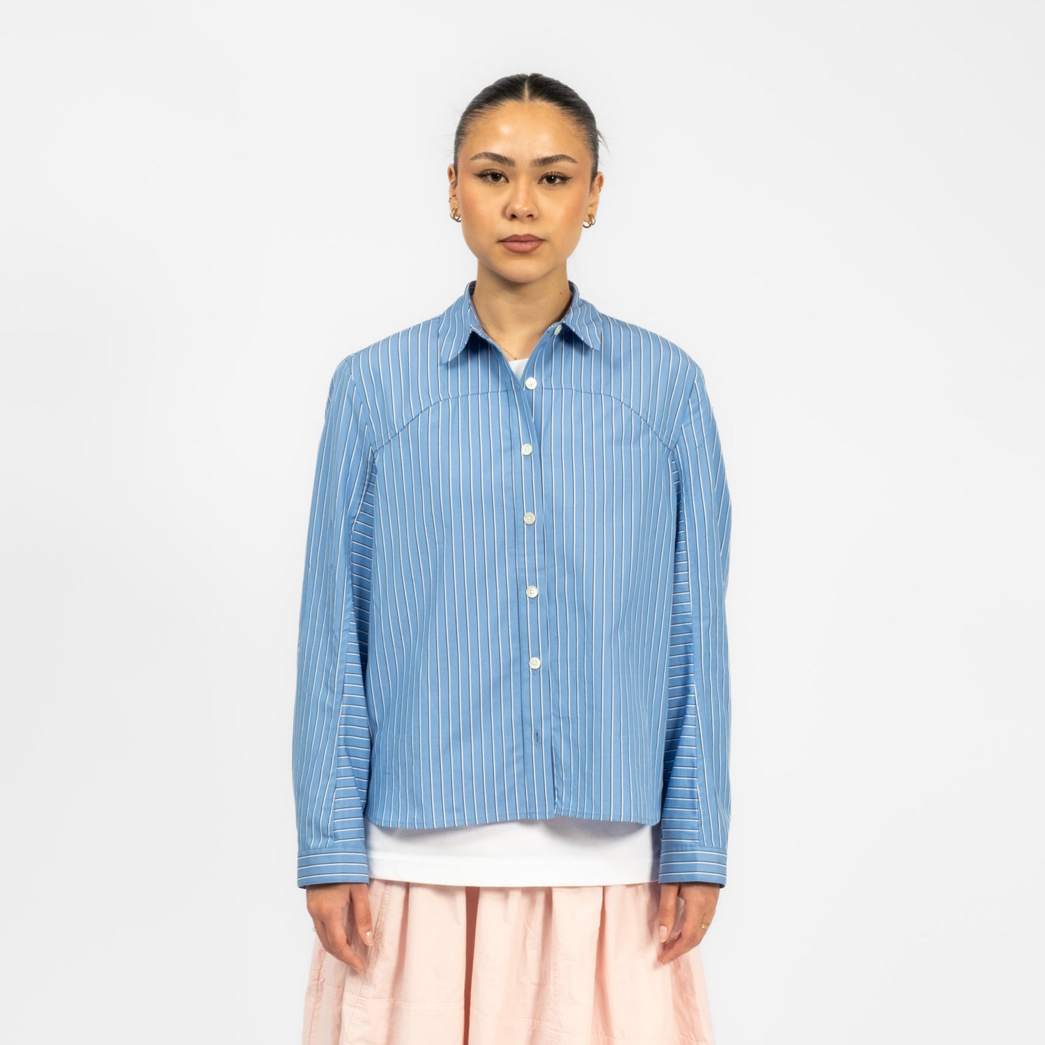 [YMC] KENGO SHIRT _ BLUE MULTI