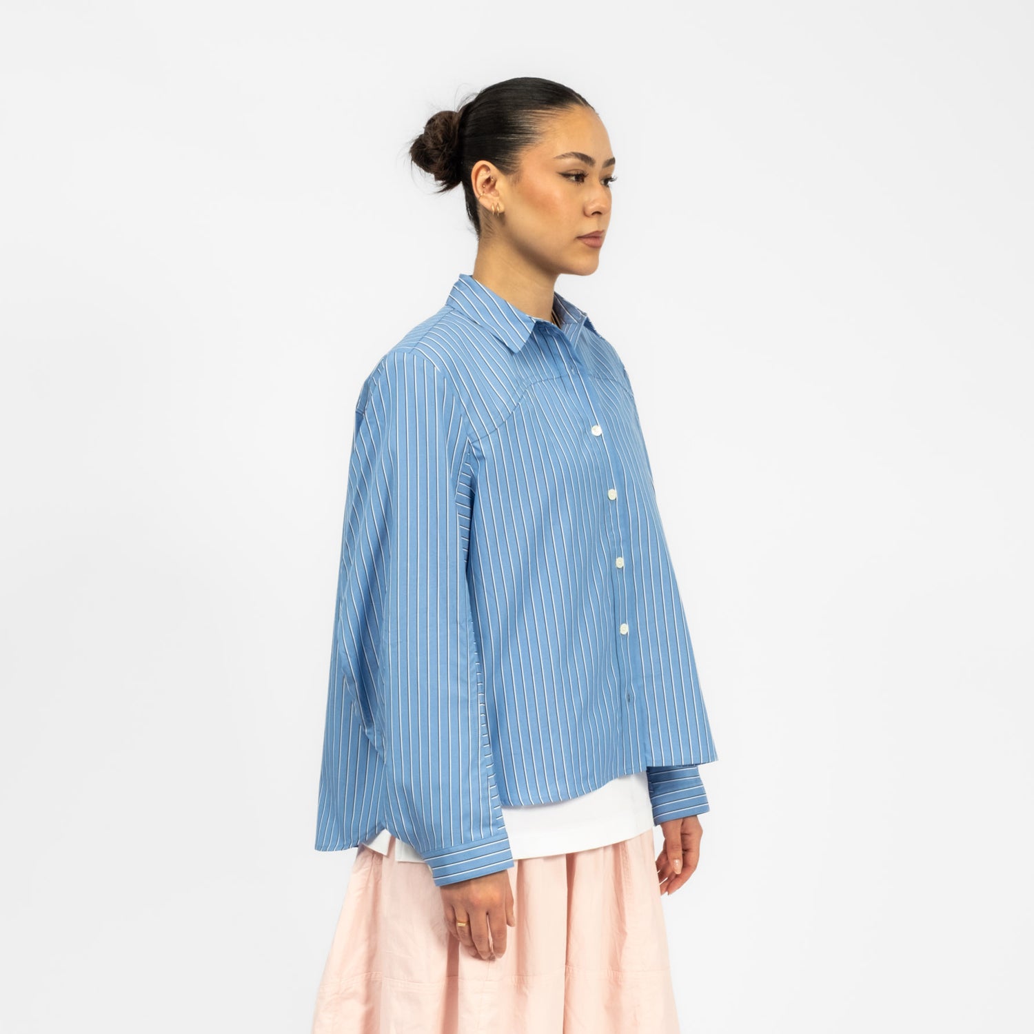 [YMC] KENGO SHIRT _ BLUE MULTI
