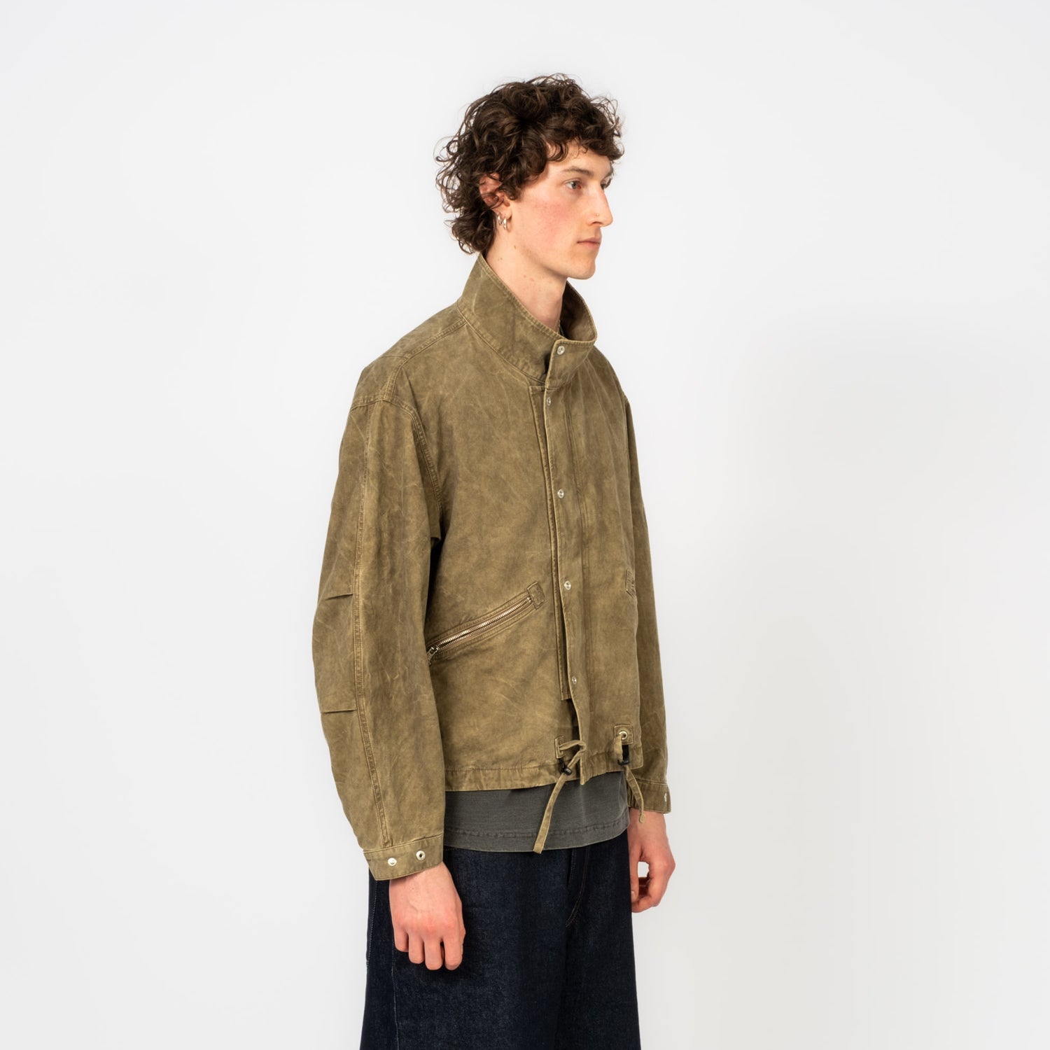 [UNAFFECTED] SHORT MODS BLOUSON _ DUSTY BEIGE