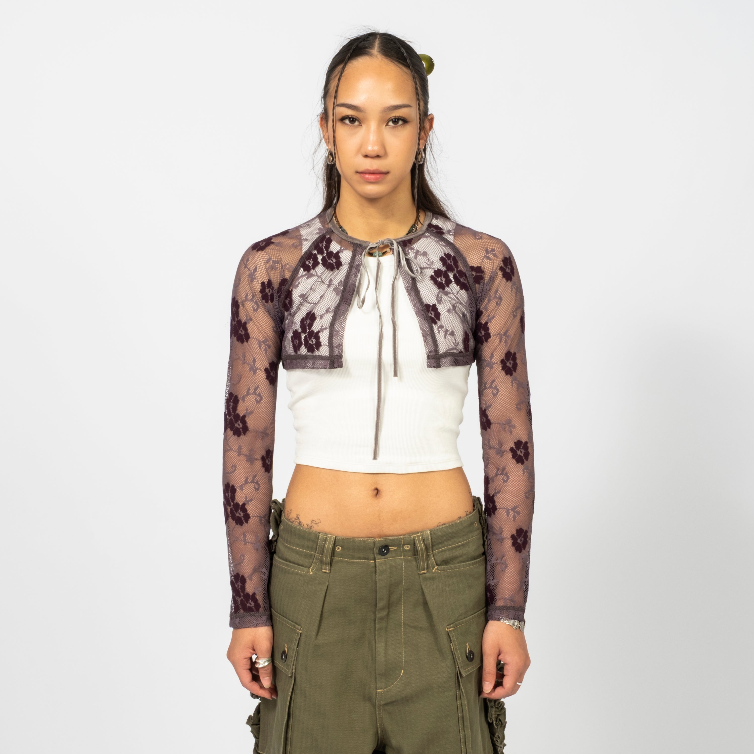 [RHODOLIRION] SPENCER BOLERO _ GREY