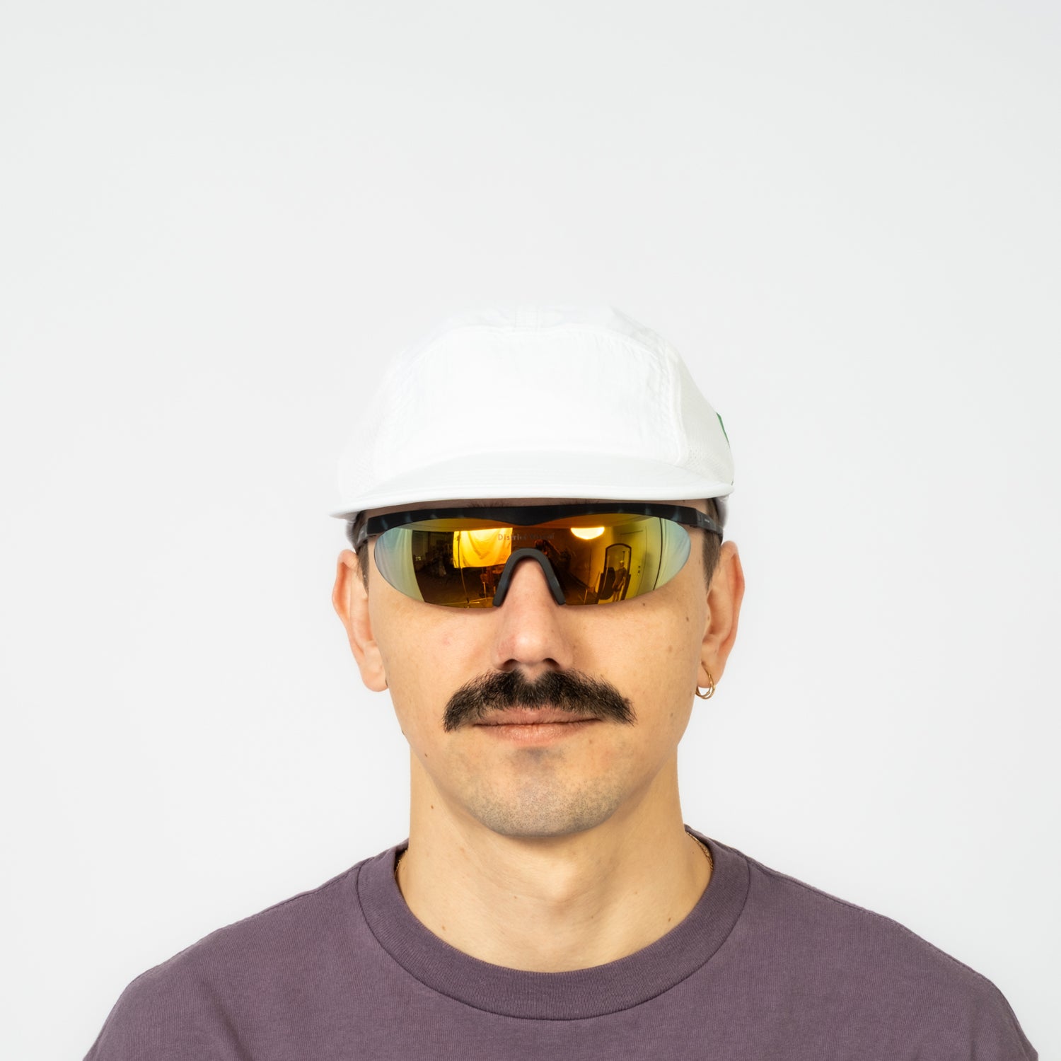 [DISTRICT VISION] PERFORMANCE PANELLED MESH HAT _ WHITE