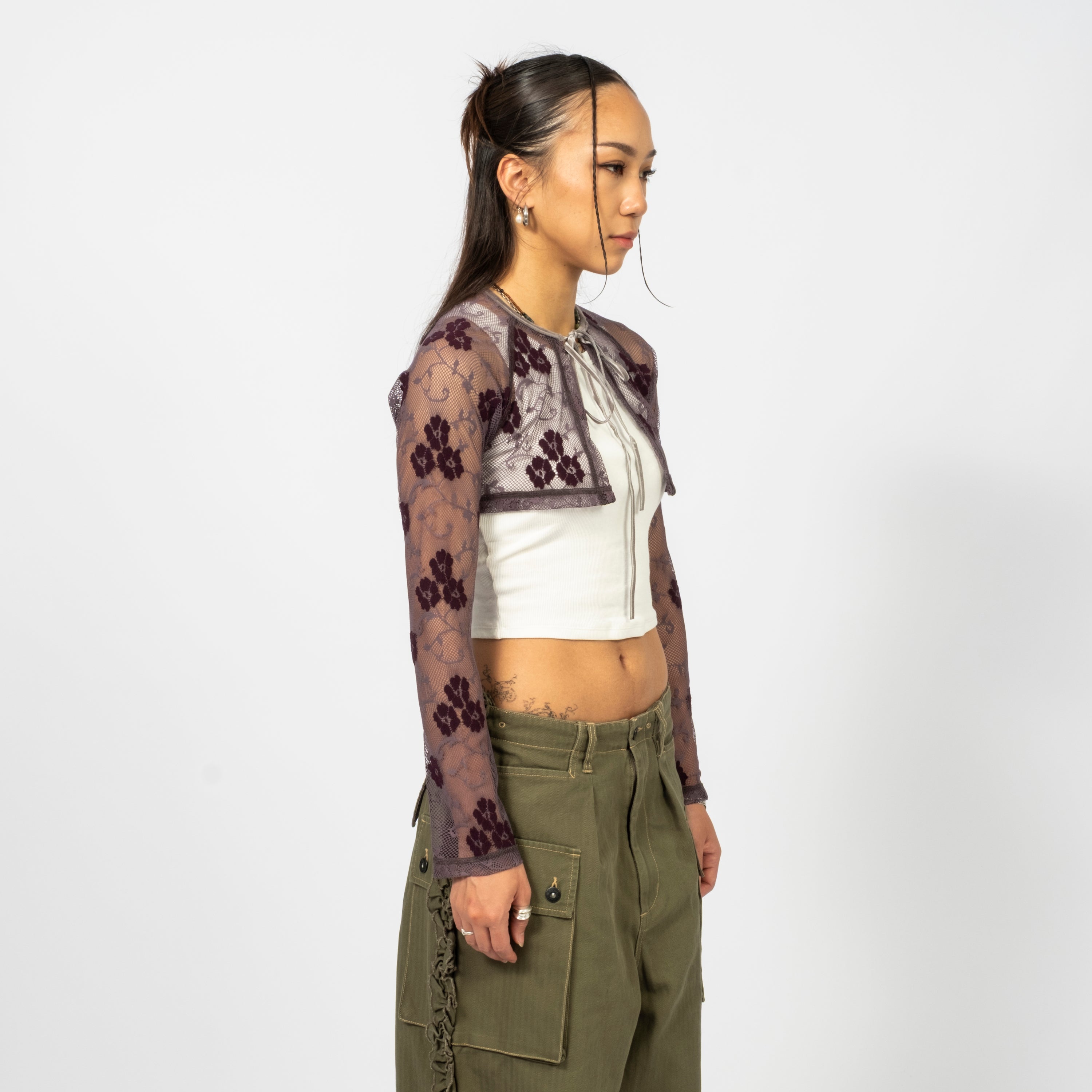 [RHODOLIRION] SPENCER BOLERO _ GREY