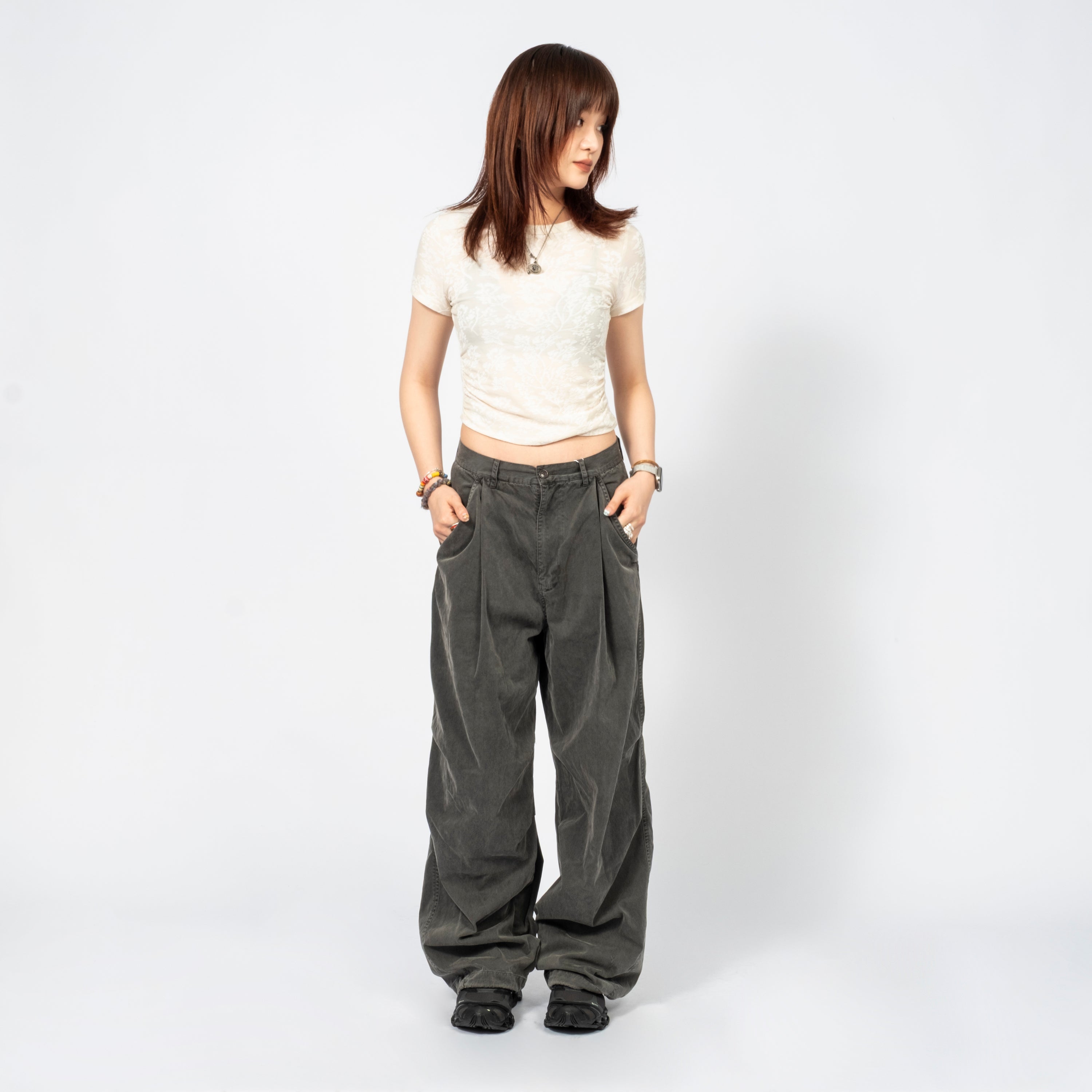 999HUMANITY] OHM EASY PANTS V5 _ FADED CHARCOAL