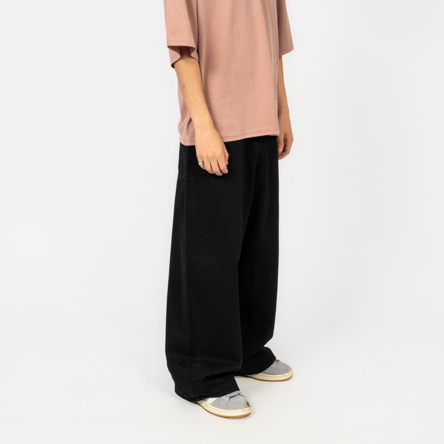 [REFOMED] REPT-054O FRESH MAN DENIM WIDE PANTS "OW" _ BLACK