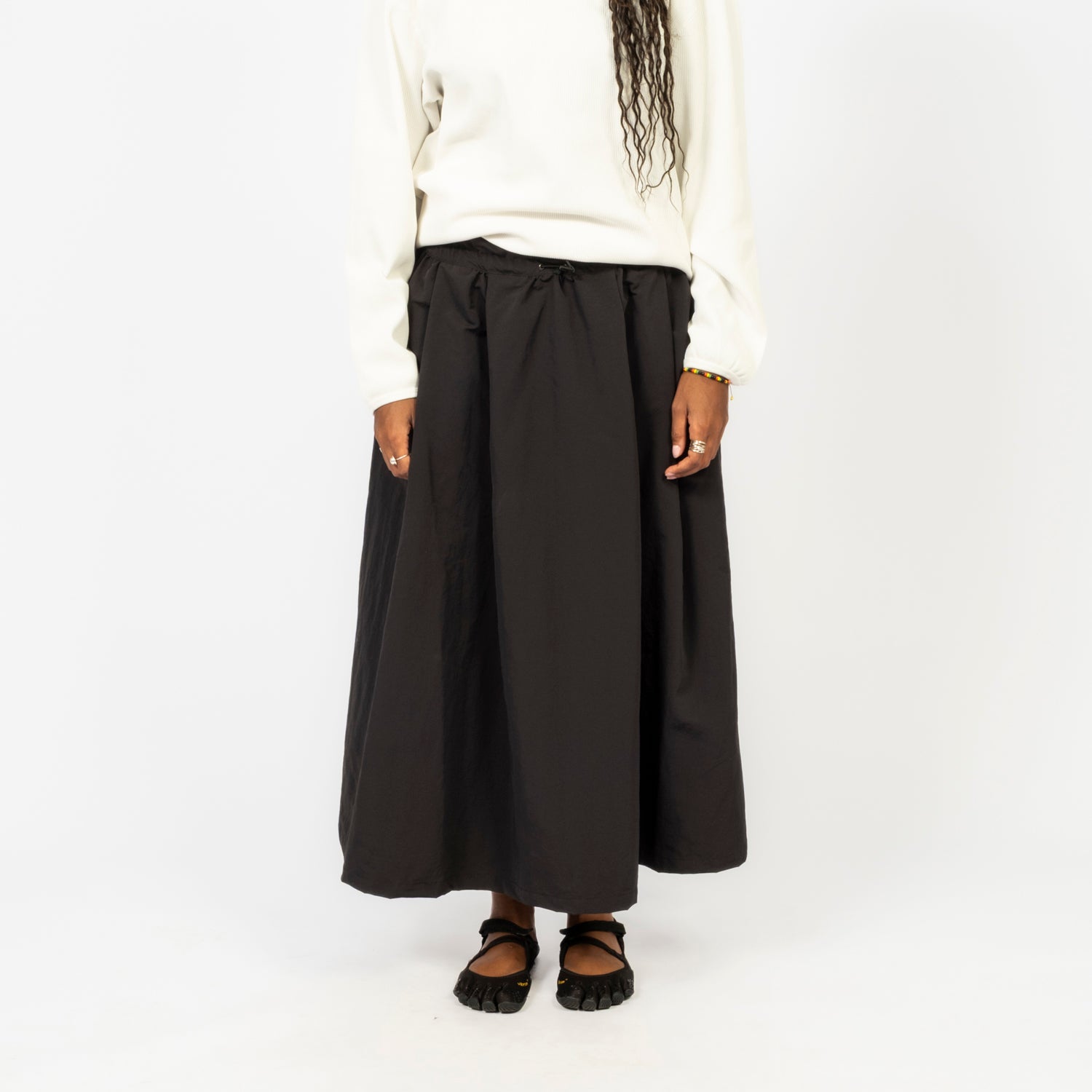 [SNOW PEAK] NYLON WASHER SKIRT _ BLACK