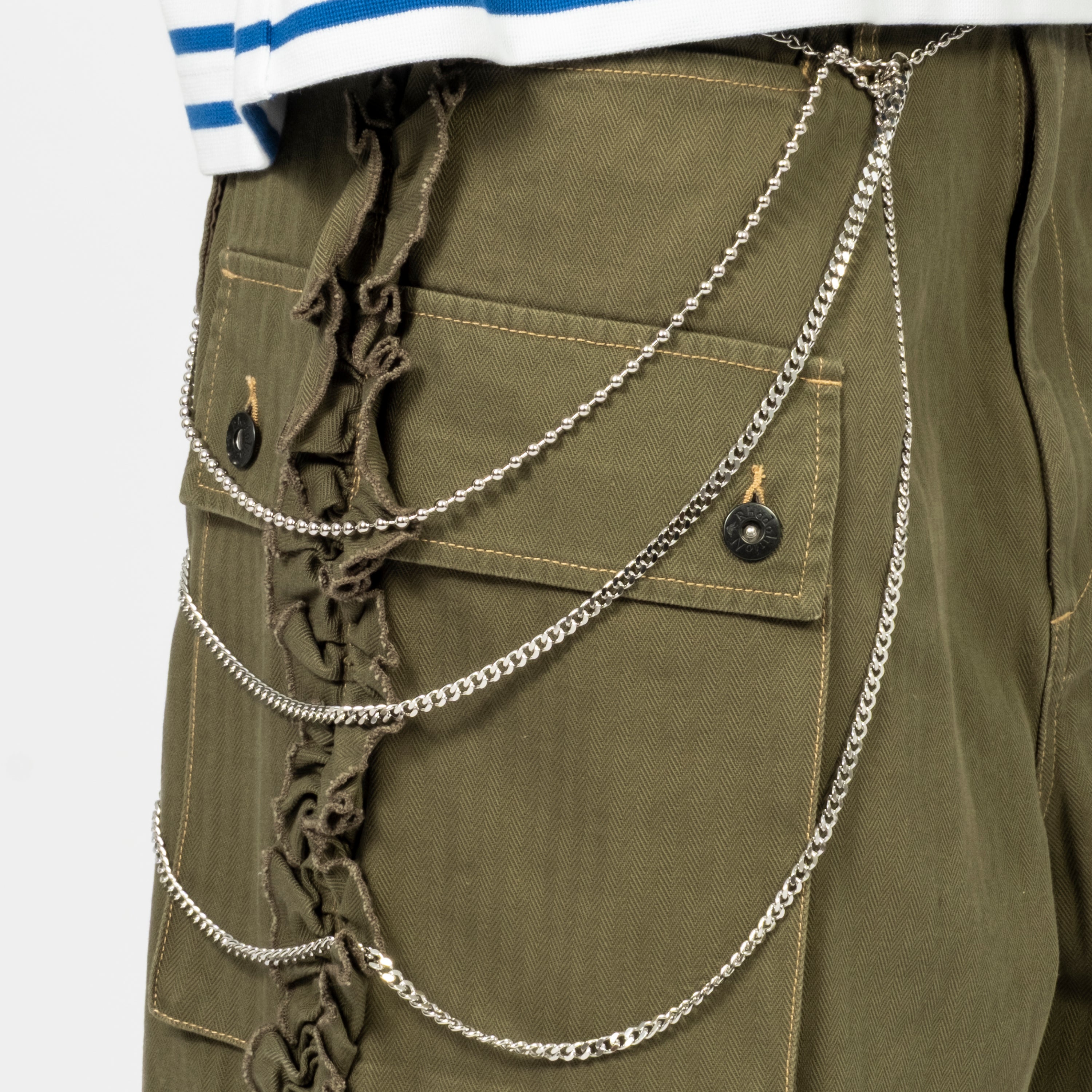 [RHODOLIRION] MULTI LONG NECKLACE _ SILVER