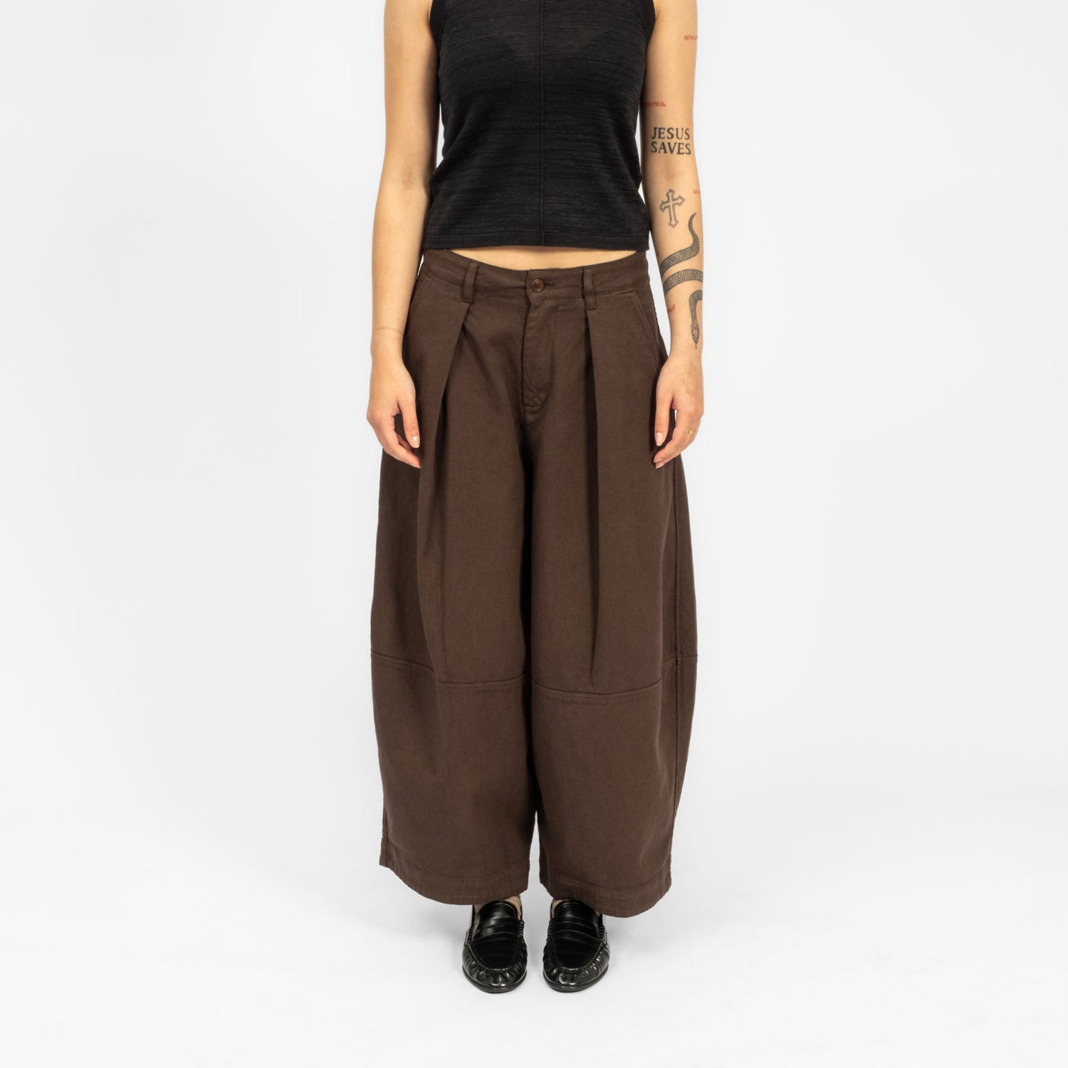 [YMC] WOMEN DEADBEAT TROUSER _ BROWN