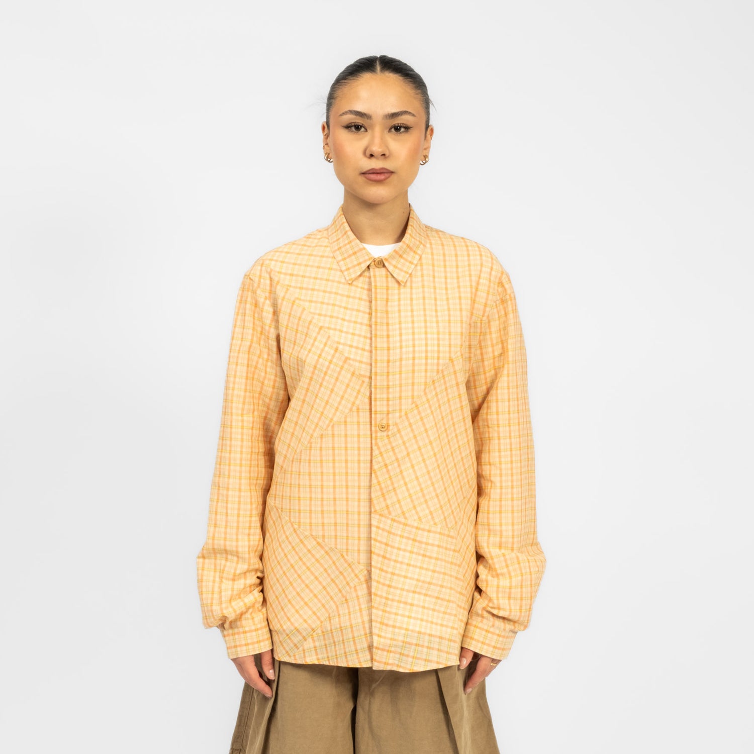 [YMC] SUBSTANCE SHIRT _ PINK CHECK
