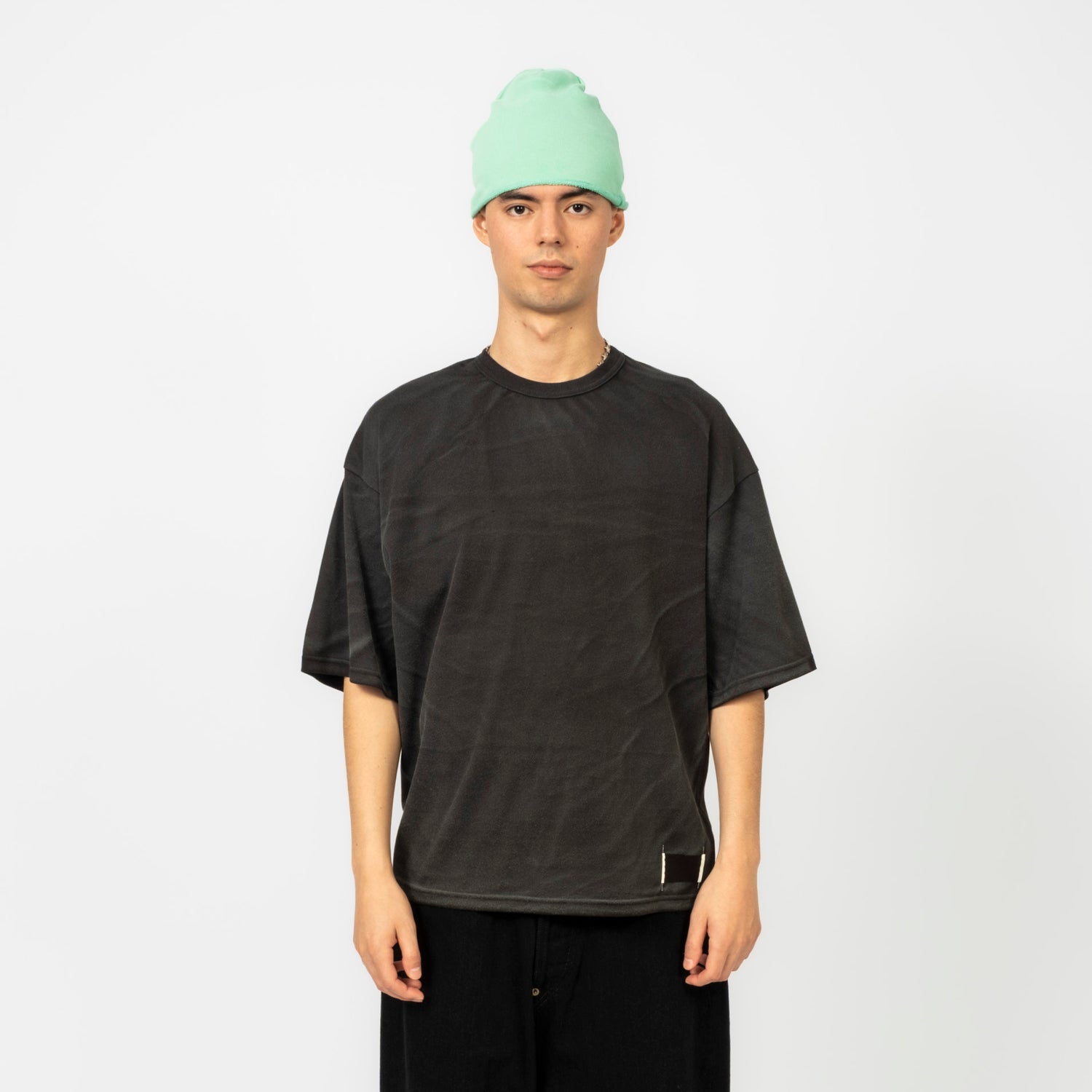 [REFOMED] RECU-059 10WASH FORMED TEE ”OVER” _ BLACK