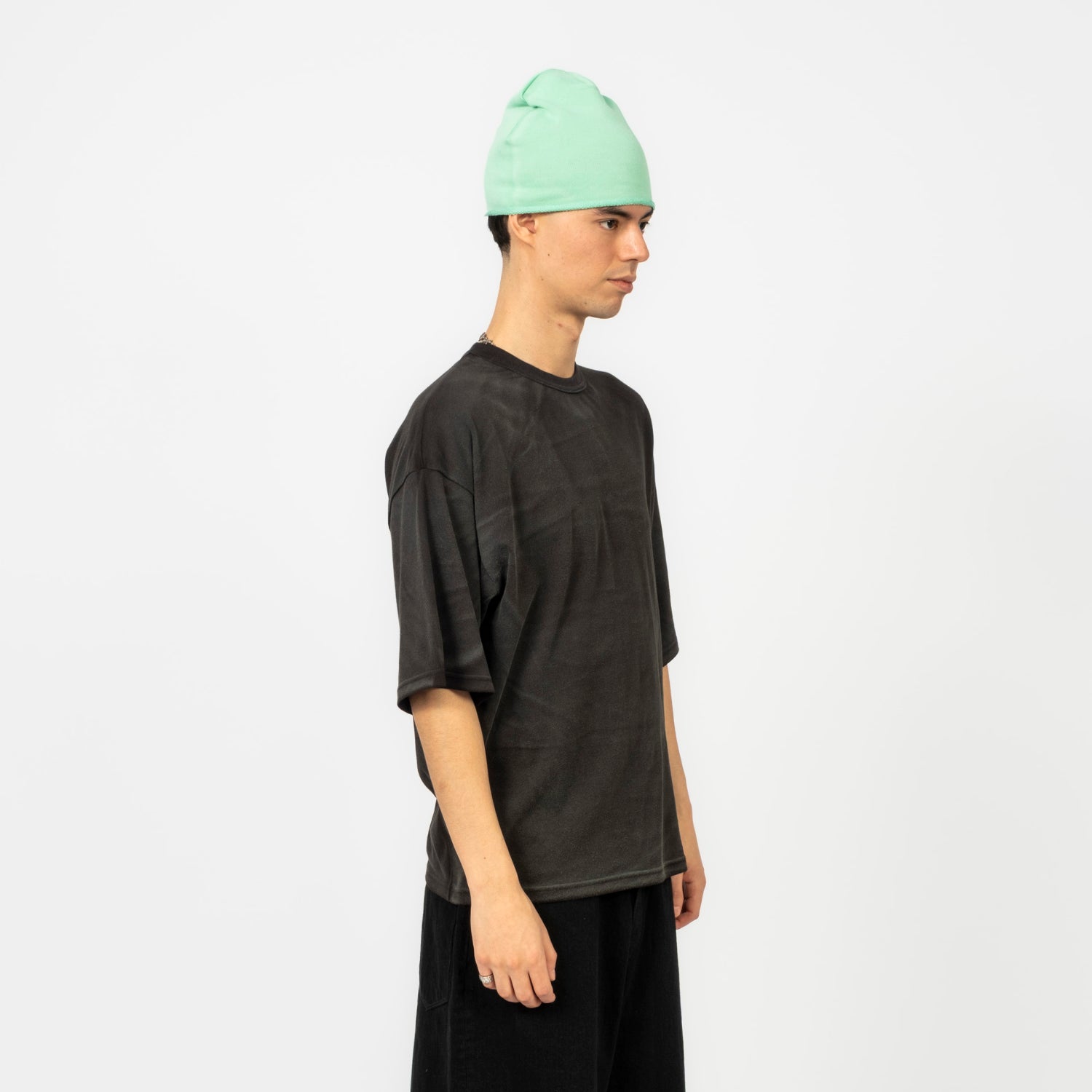 [REFOMED] RECU-059 10WASH FORMED TEE ”OVER” _ BLACK