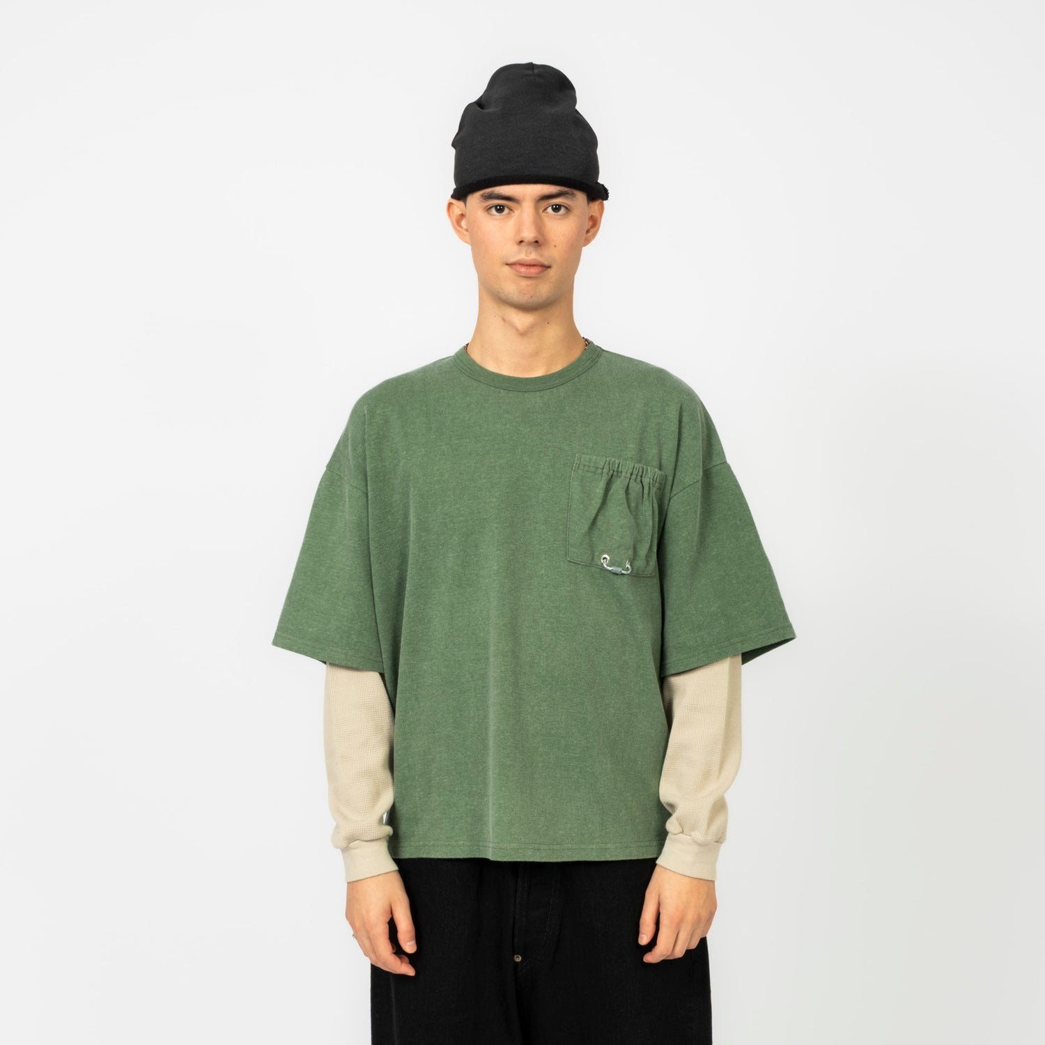 [REFOMED]RECU-057 FRESH MAN L/S TEE _ GREEN
