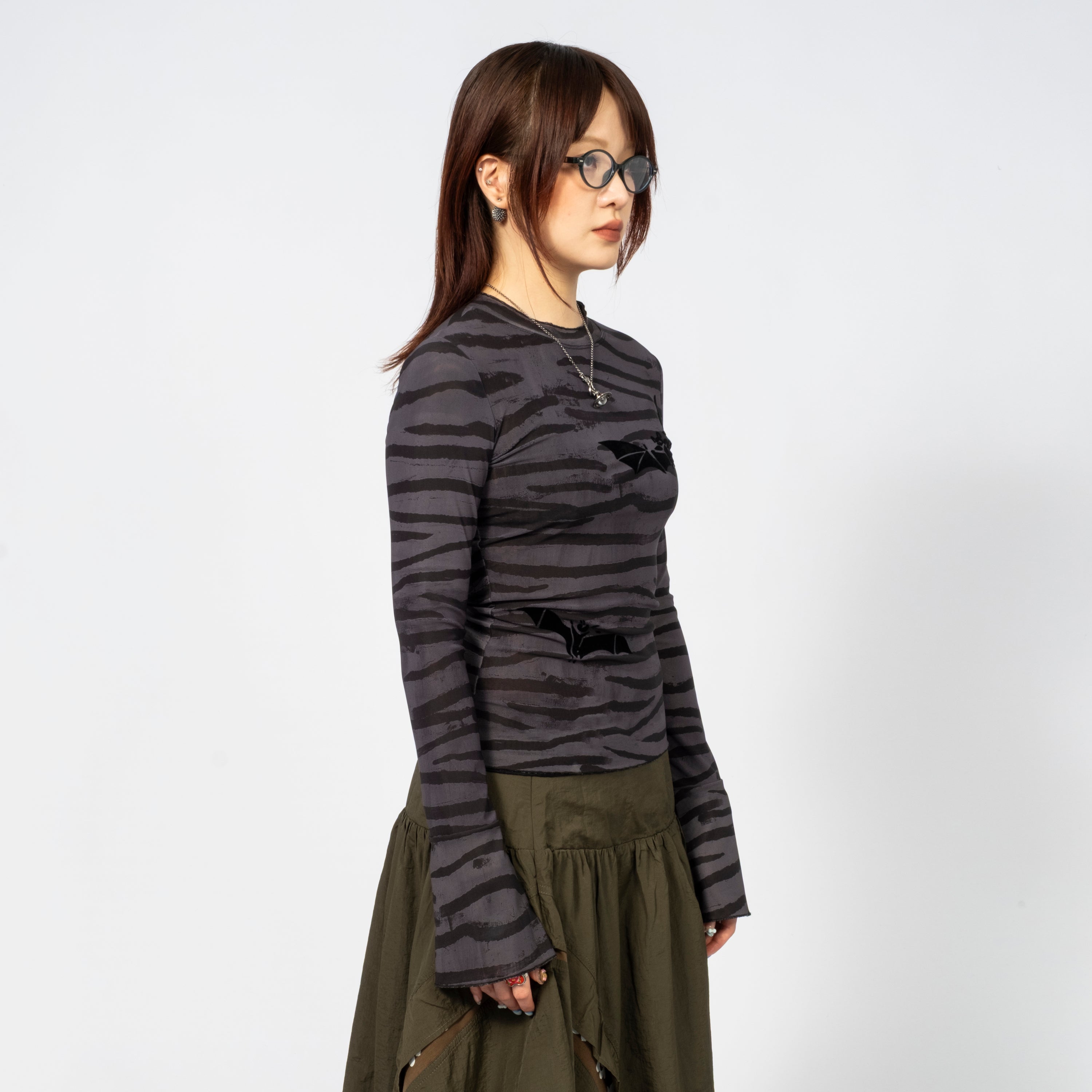 [PAM] LIQUID SKY JOSH SMITH  MESH TOP _ BLACK