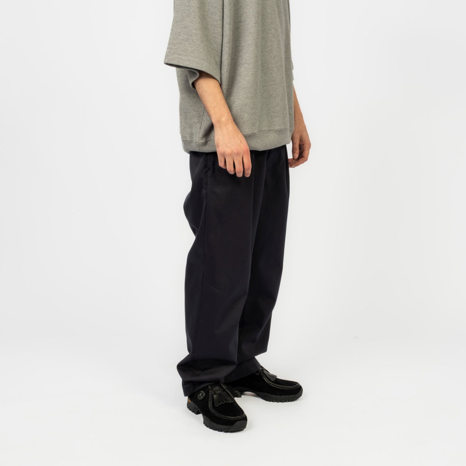 [NANAMICA] DOUBLE PLEATED CHINO PANTS _ NAVY