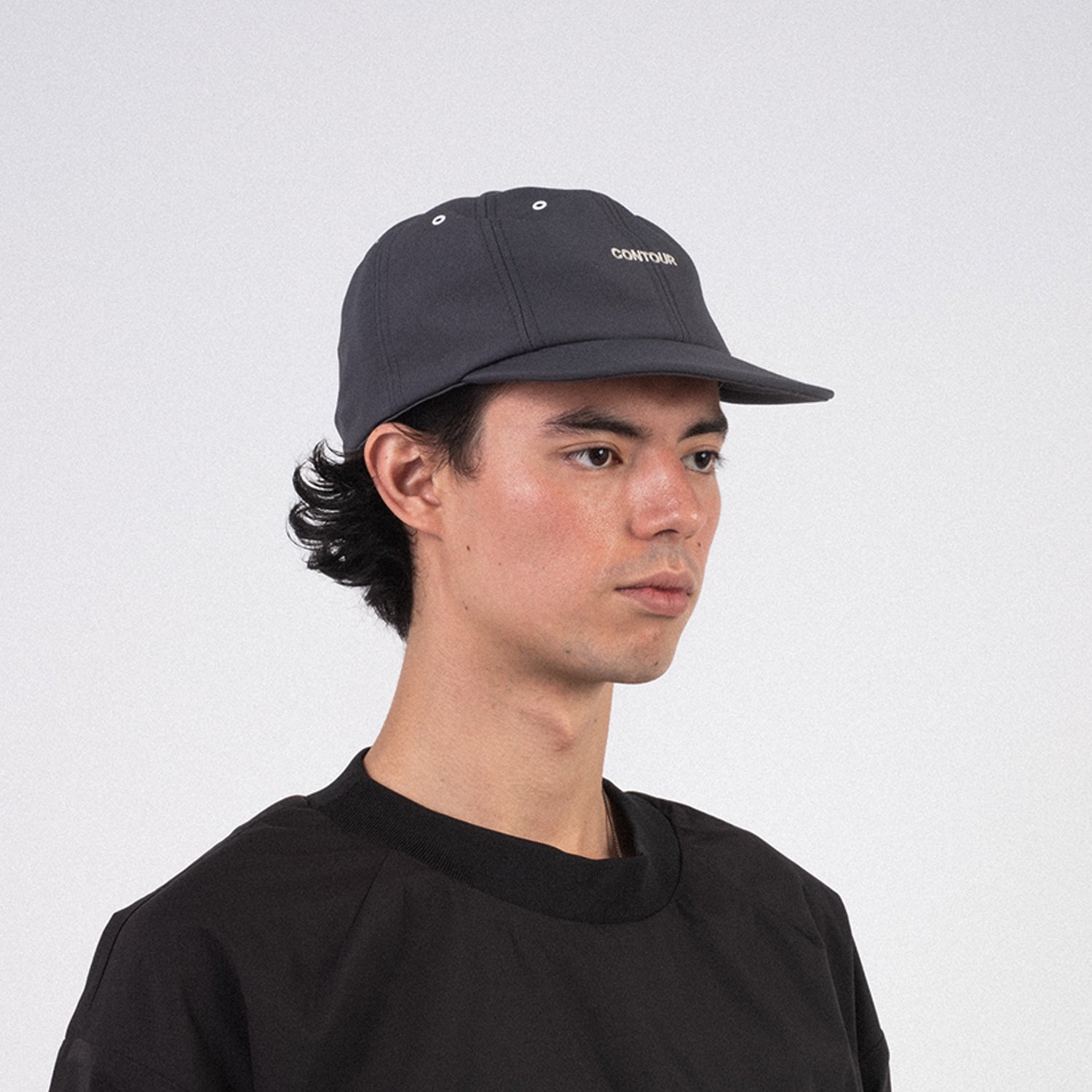 [F/CE] 8 PANNEL CONTOUR CAP _ CHARCOAL