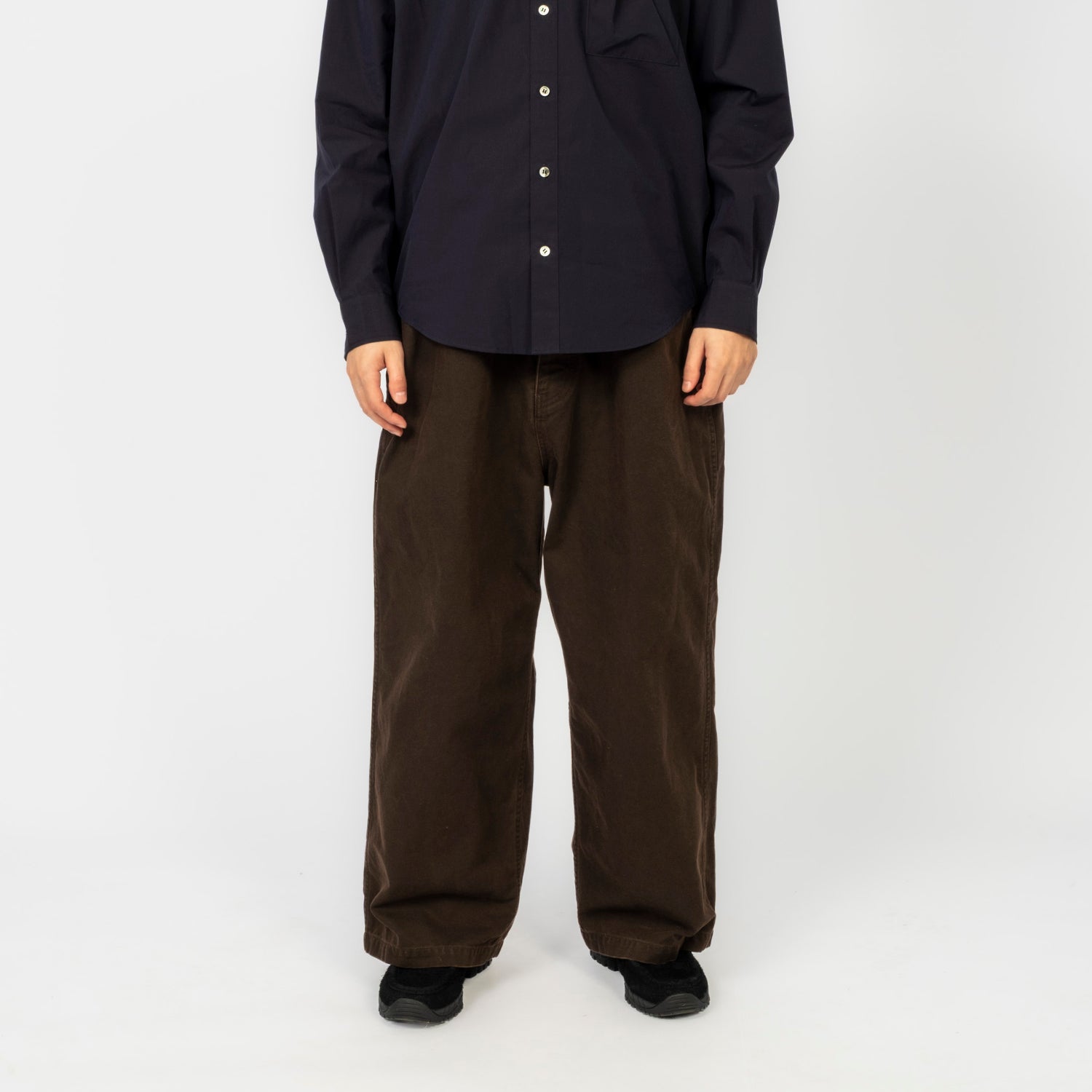 [REFOMED] REPT-059 FRESH MAN DUCK WIDE PANTS _ BROWN
