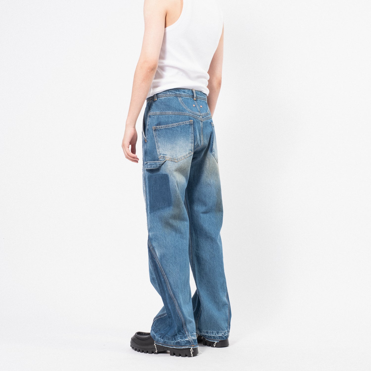 ANDERSSON BELL] RODEO CARPENTER WIDE JEANS _ BLUE