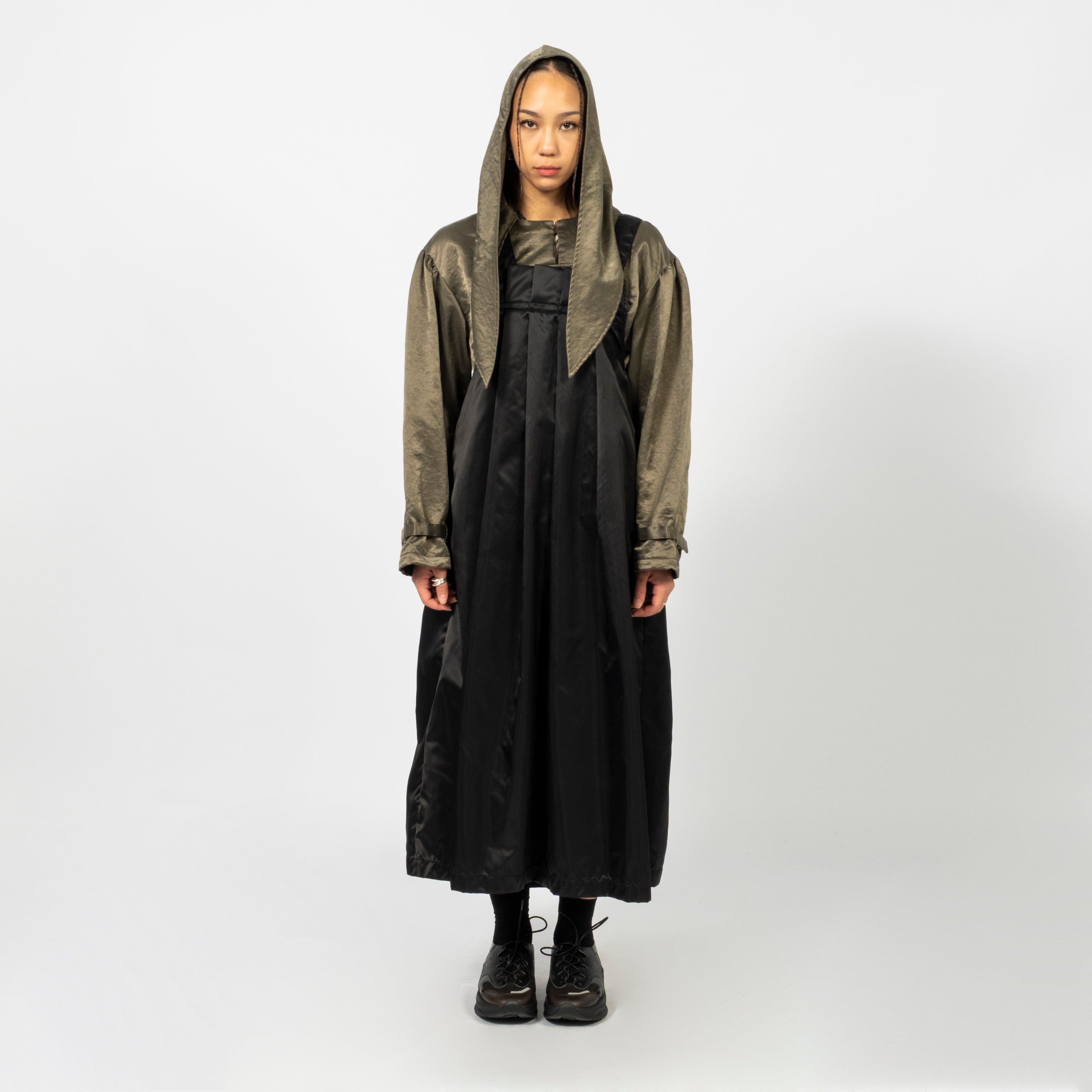 [RHODOLIRION] JUMPER DRESS _ BLACK