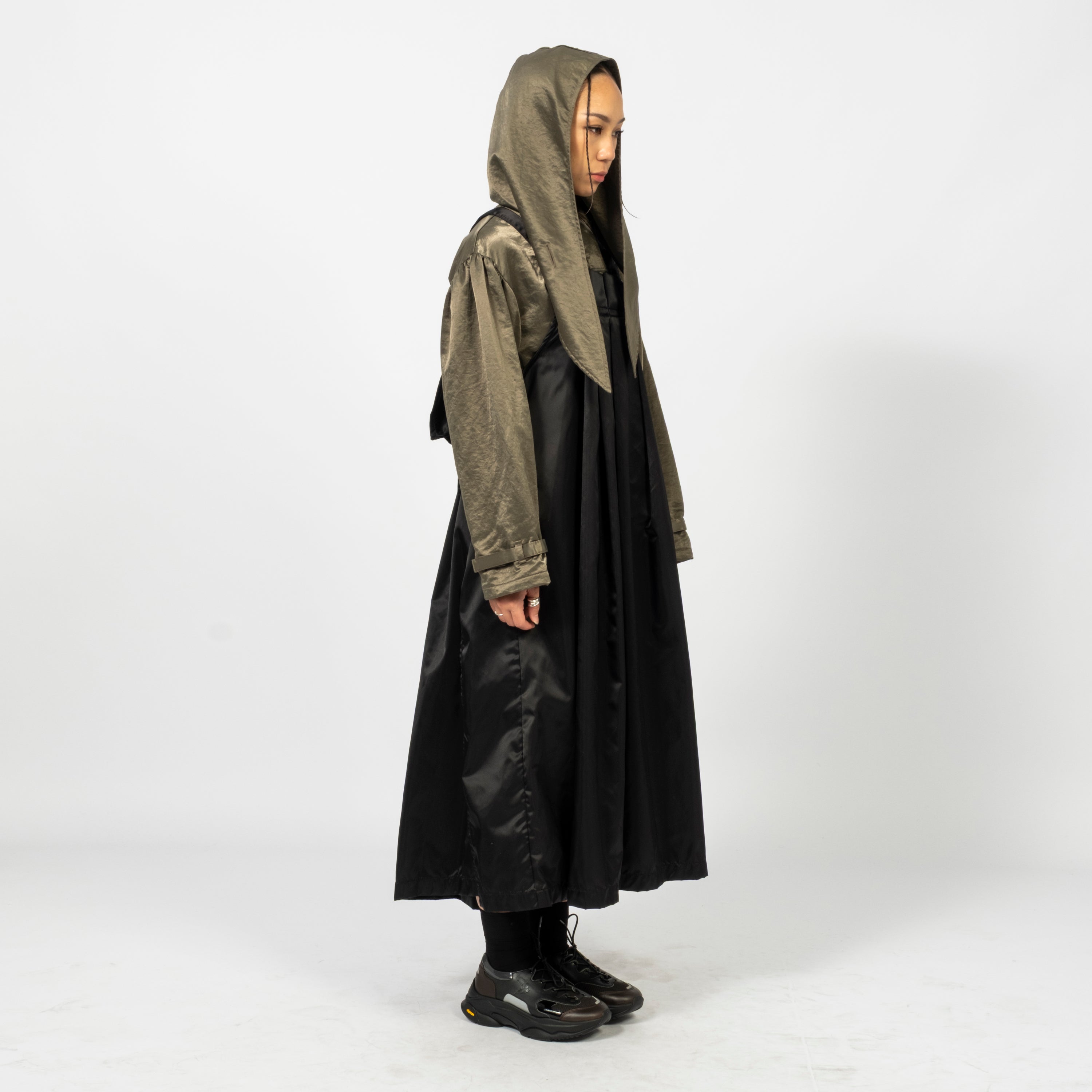 [RHODOLIRION] JUMPER DRESS _ BLACK