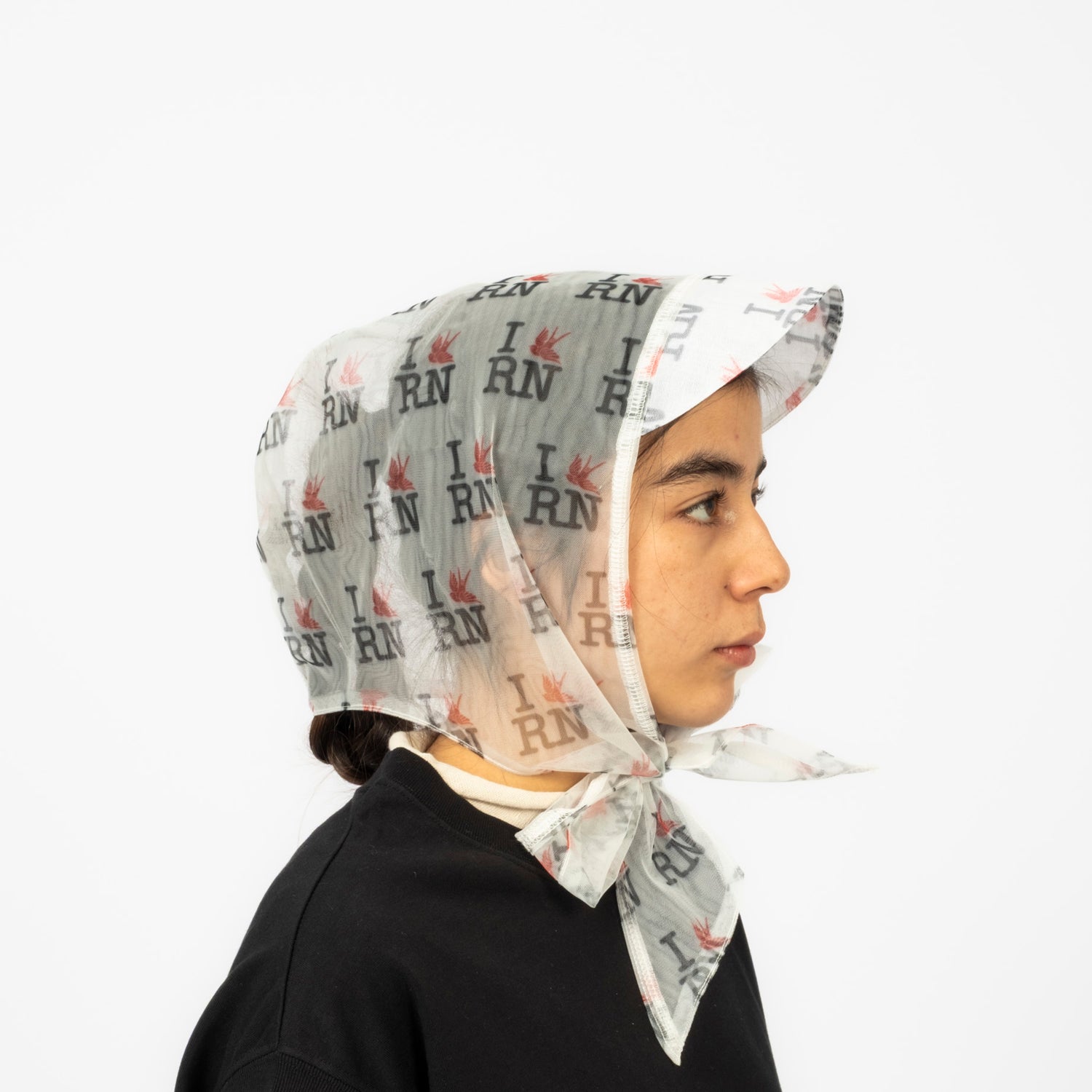 [RHODOLIRION] HOODY SCARF _ OFF WHITE