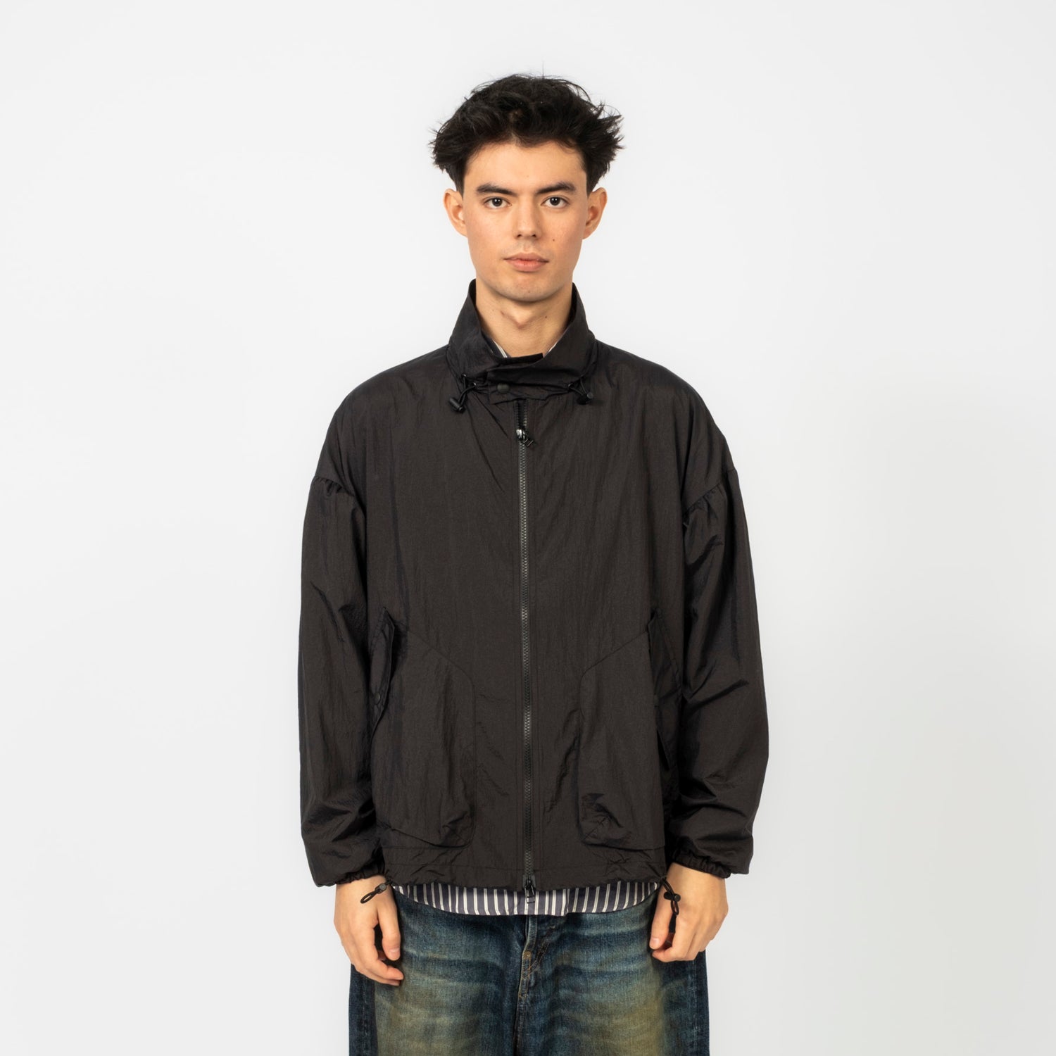 [REFOMED]REJK-043 FRAMER NYLON JACKET _ BLACK