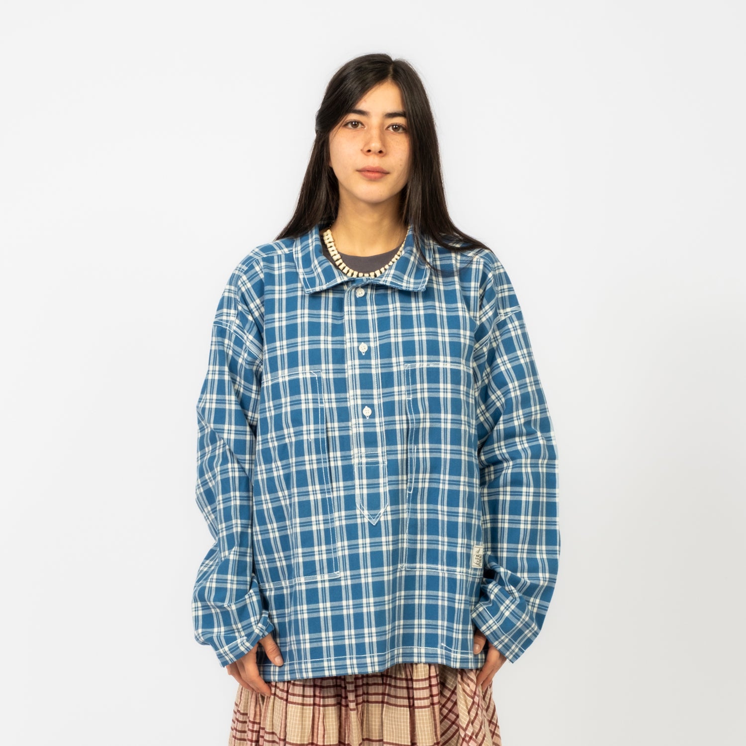 [STORY MFG] WORK SHIRT _ COUNTRY CHECK WONKY-WEAR