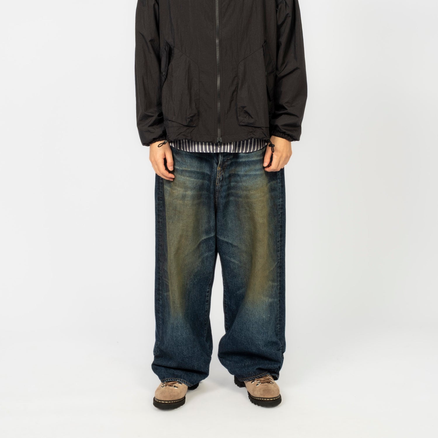 [REFOMED] REPT-054U FRESH MAN DENIM WIDE PANTS "USED" _ USED