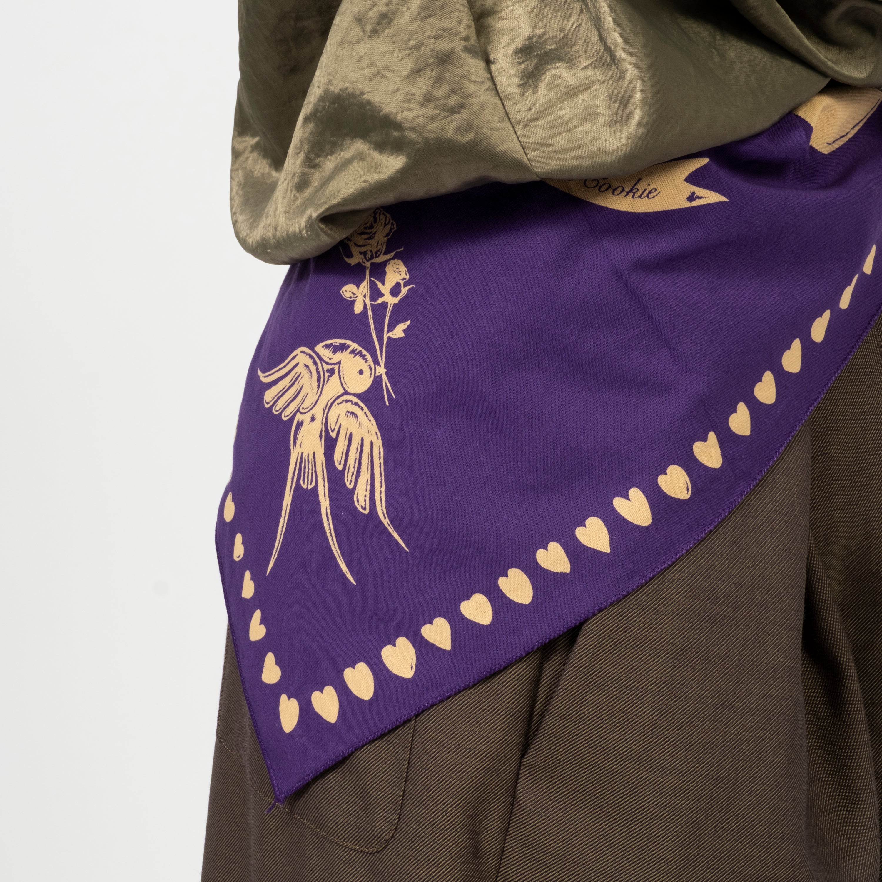 [RHODOLIRION] HANDKERCHIEF _ PURPLE