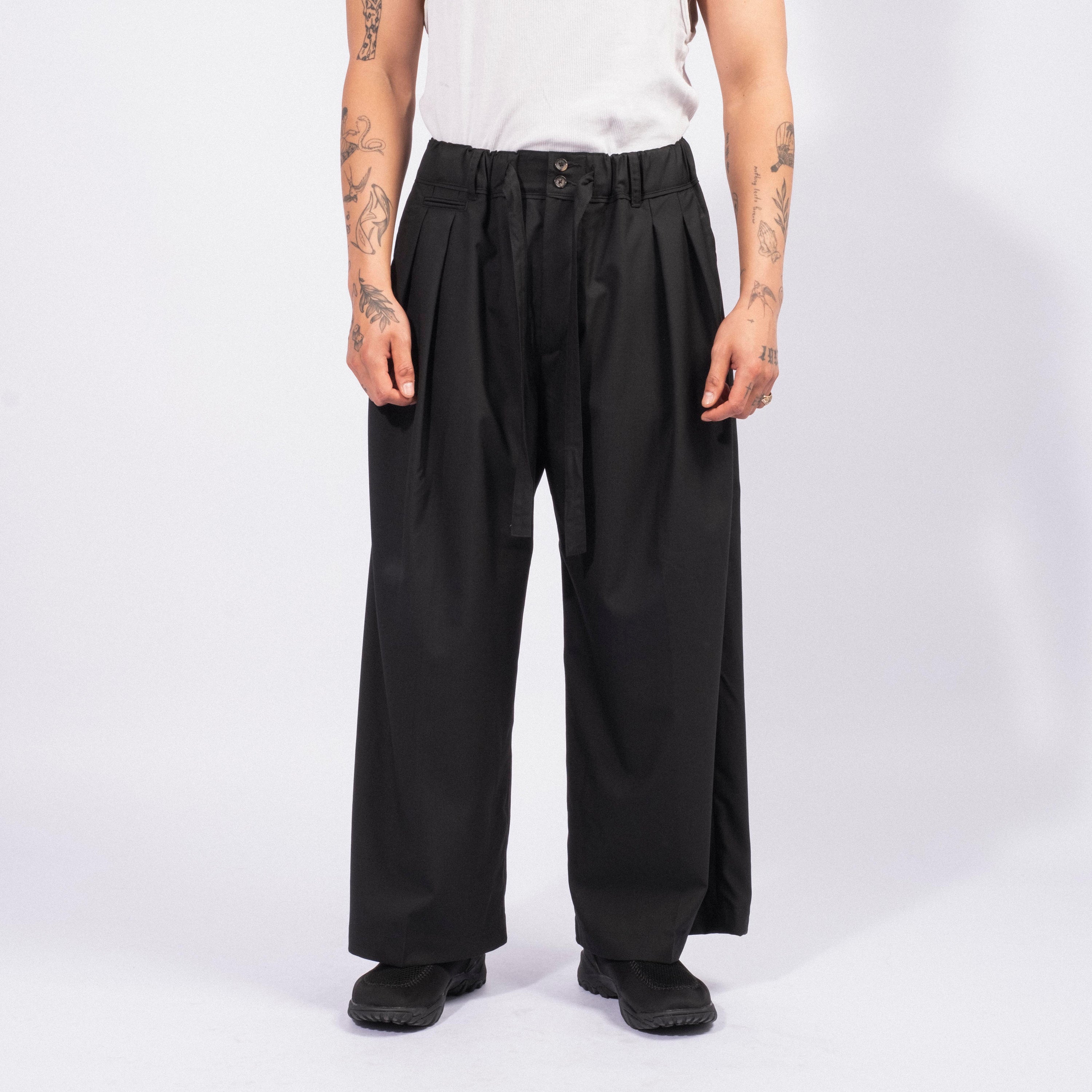 [SILLAGE] HAKAMA PANTS _ BLACK